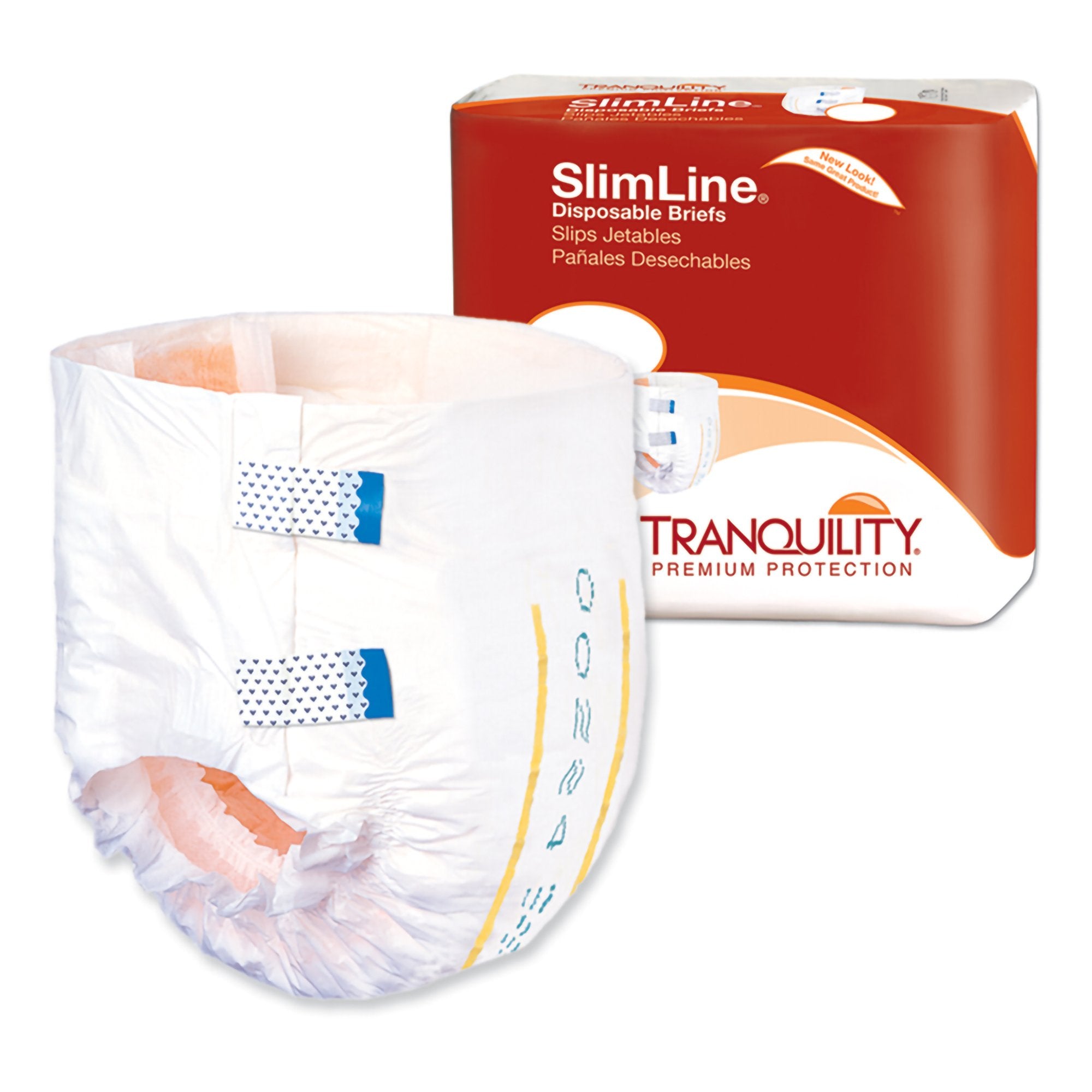 Tranquility® SlimLine® Heavy Protection Incontinence Brief, Extra Large (12 Units)