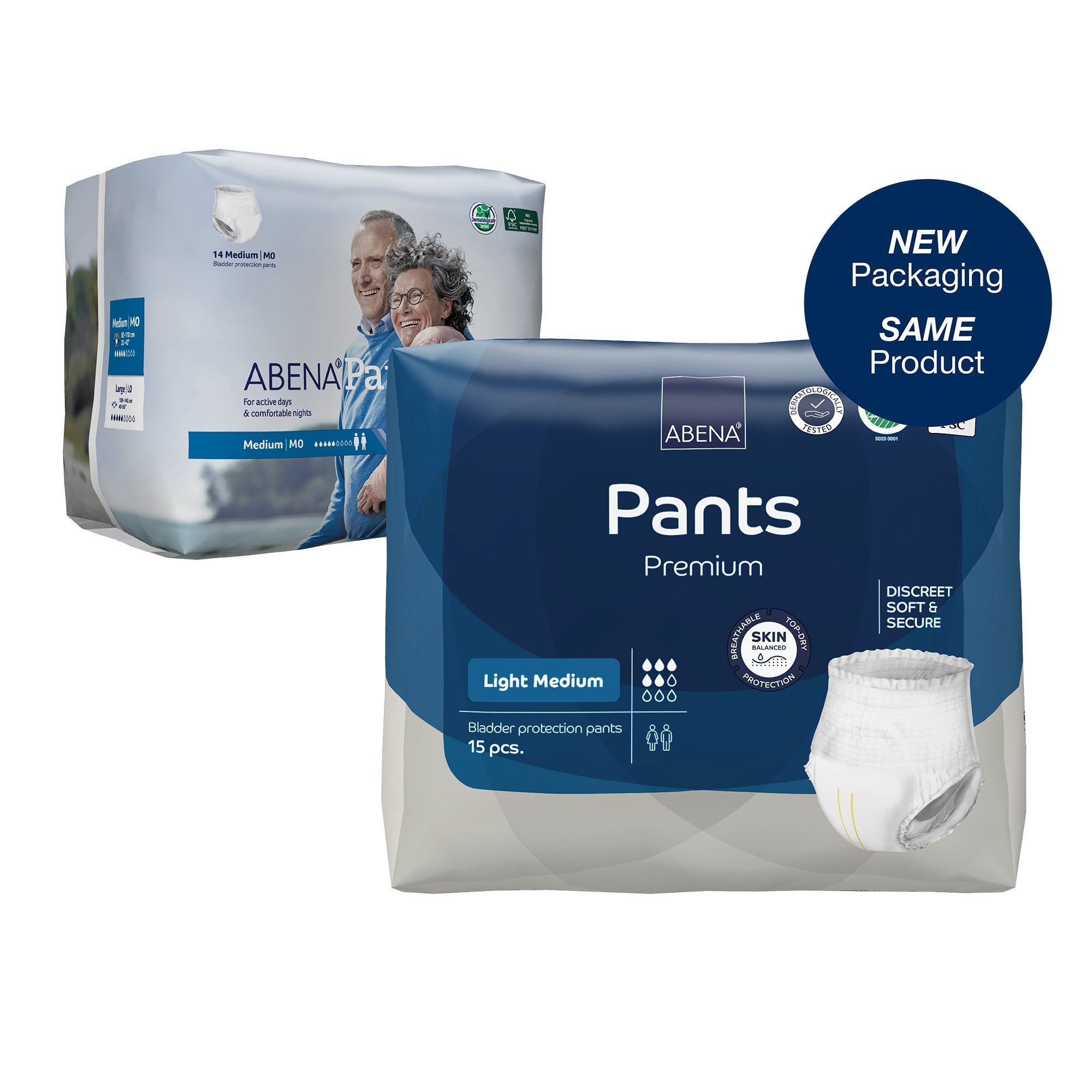 Abena® Pants M0 Absorbent Underwear, Medium (14 Units)