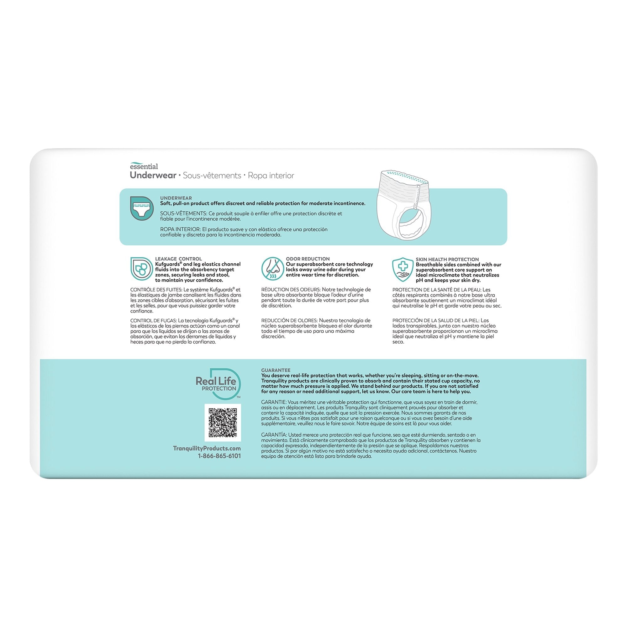 ComfortCare™ Absorbent Underwear, Small (25 Units)