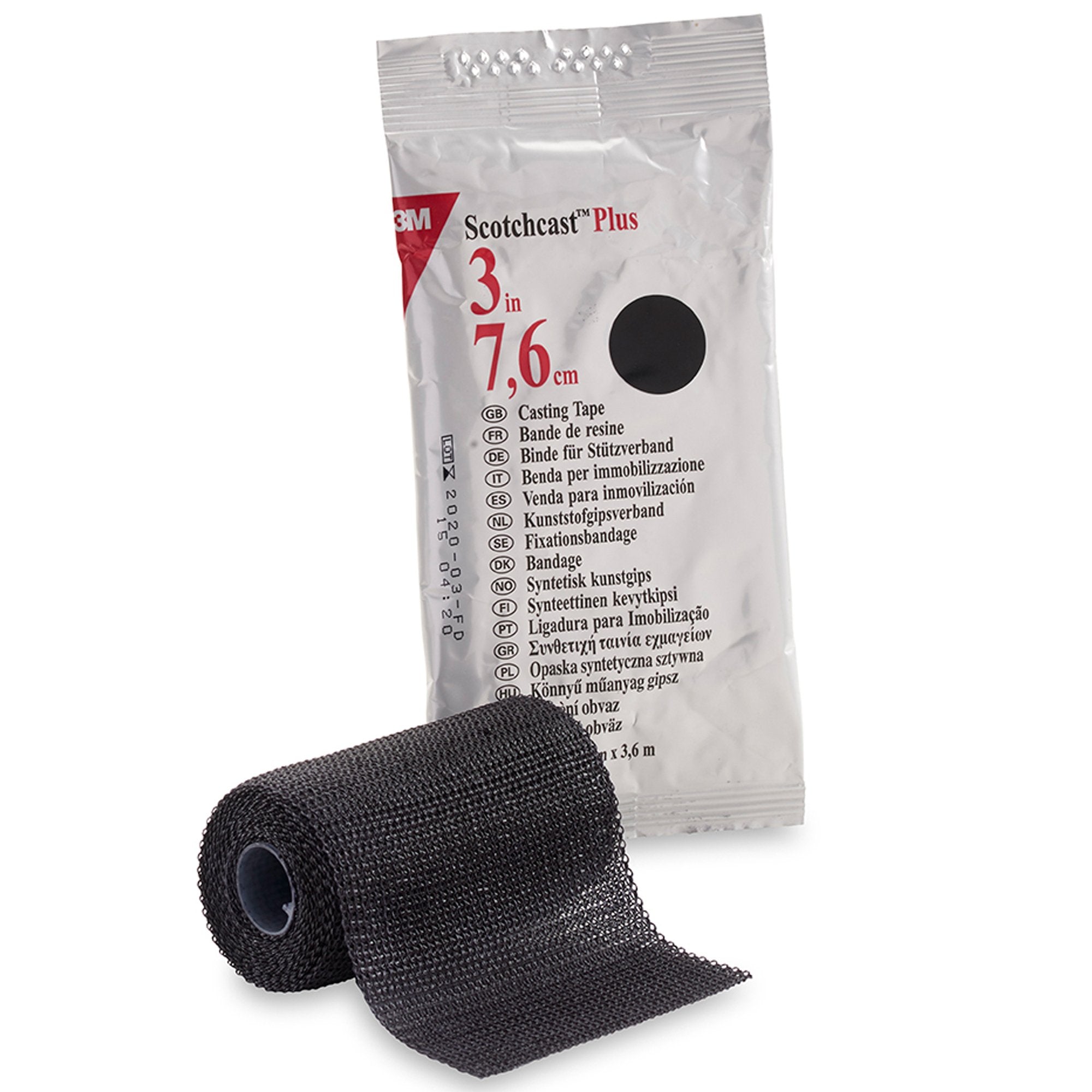 3M™ Scotchcast™ Plus Black Cast Tape, 3 Inch x 4 Yard (10 Units)