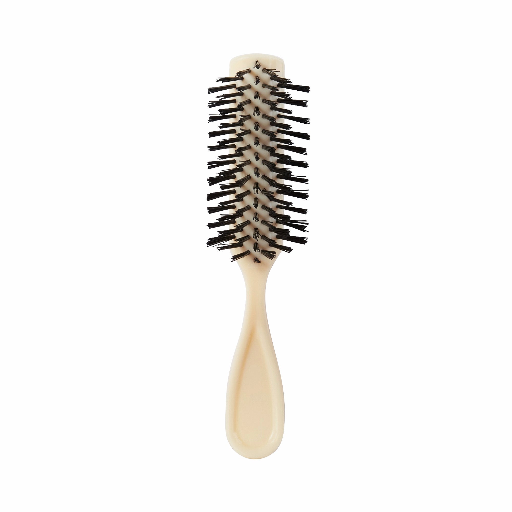 McKesson Black Bristle Hairbrush - Polypropylene Handle, 7.67" (12 Pack)