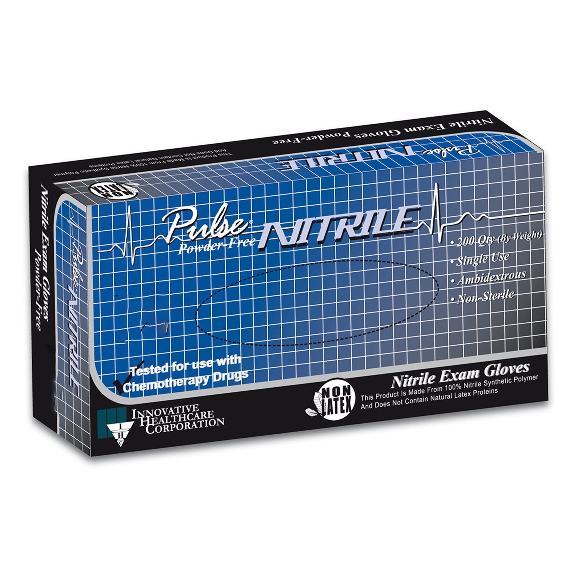 Pulse® Nitrile Exam Glove, Extra Large, Lavender (200 Units)