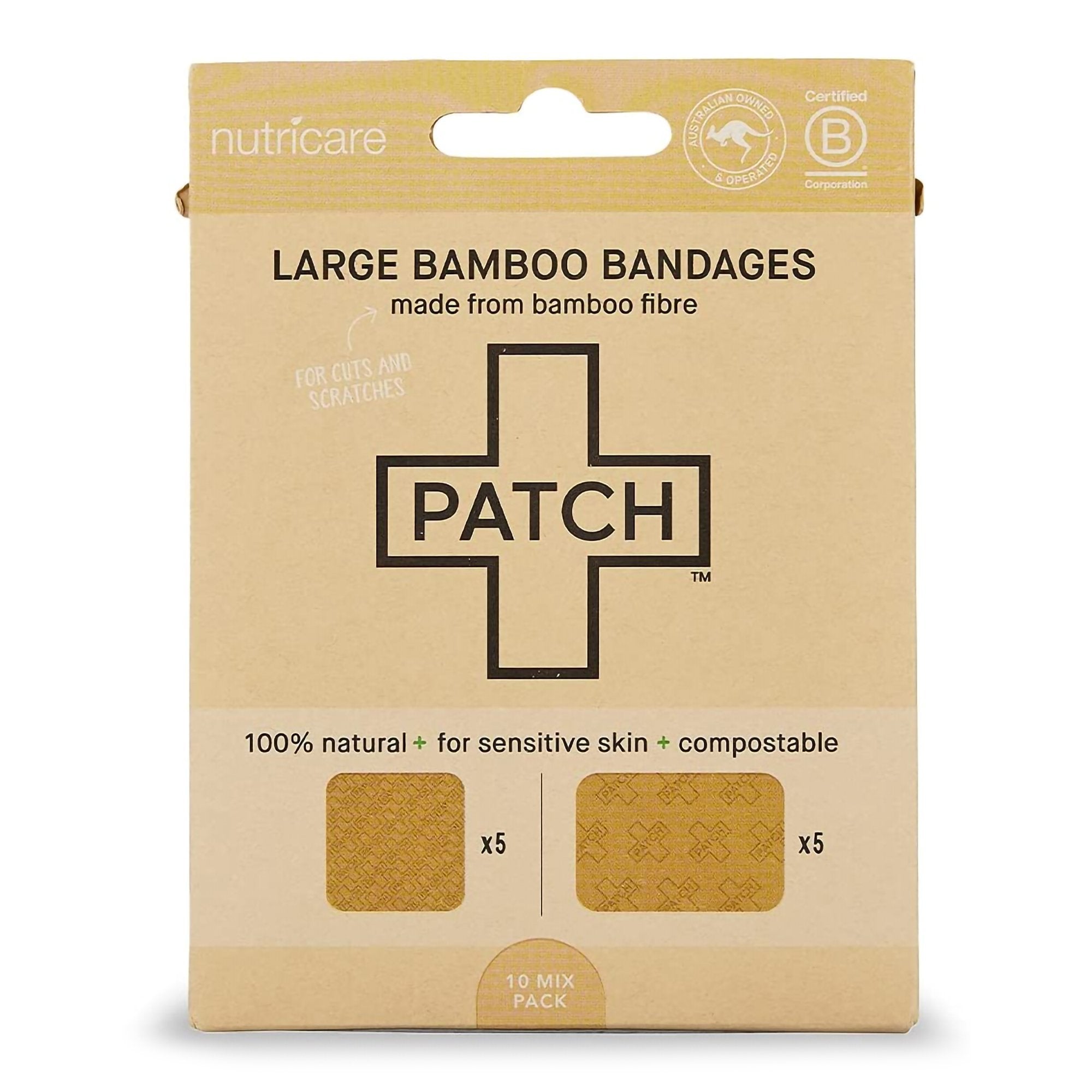 Patch™ Adhesive Strip, 2 x 3 Inch / 3 x 3 Inch (5 Units)