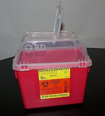 BD™ Multi-purpose Sharps Container, 10-3/10 x 11-3/10 x 6-4/5 Inch (24 Units)