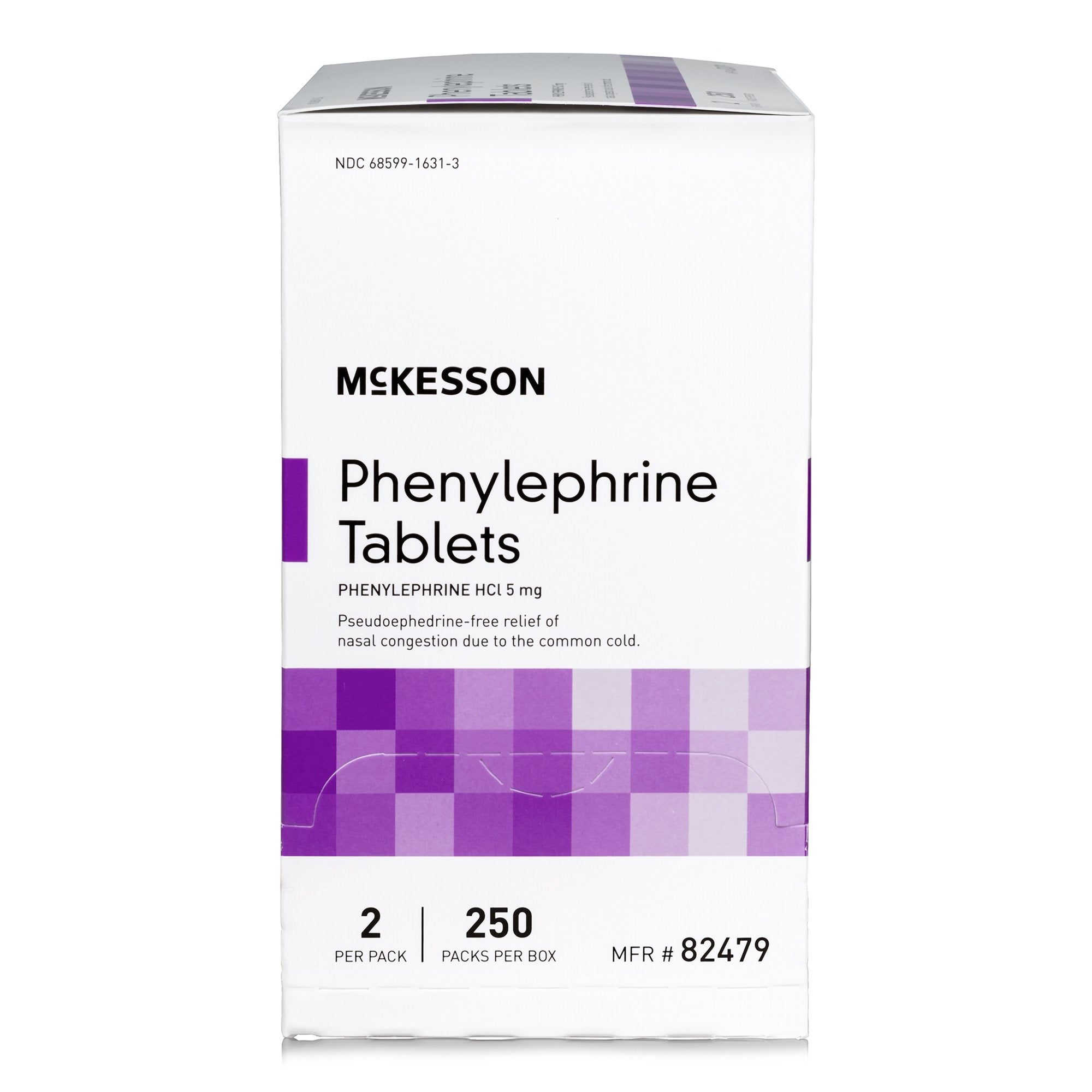 McKesson Phenylephrine Sinus Relief (250 Units)