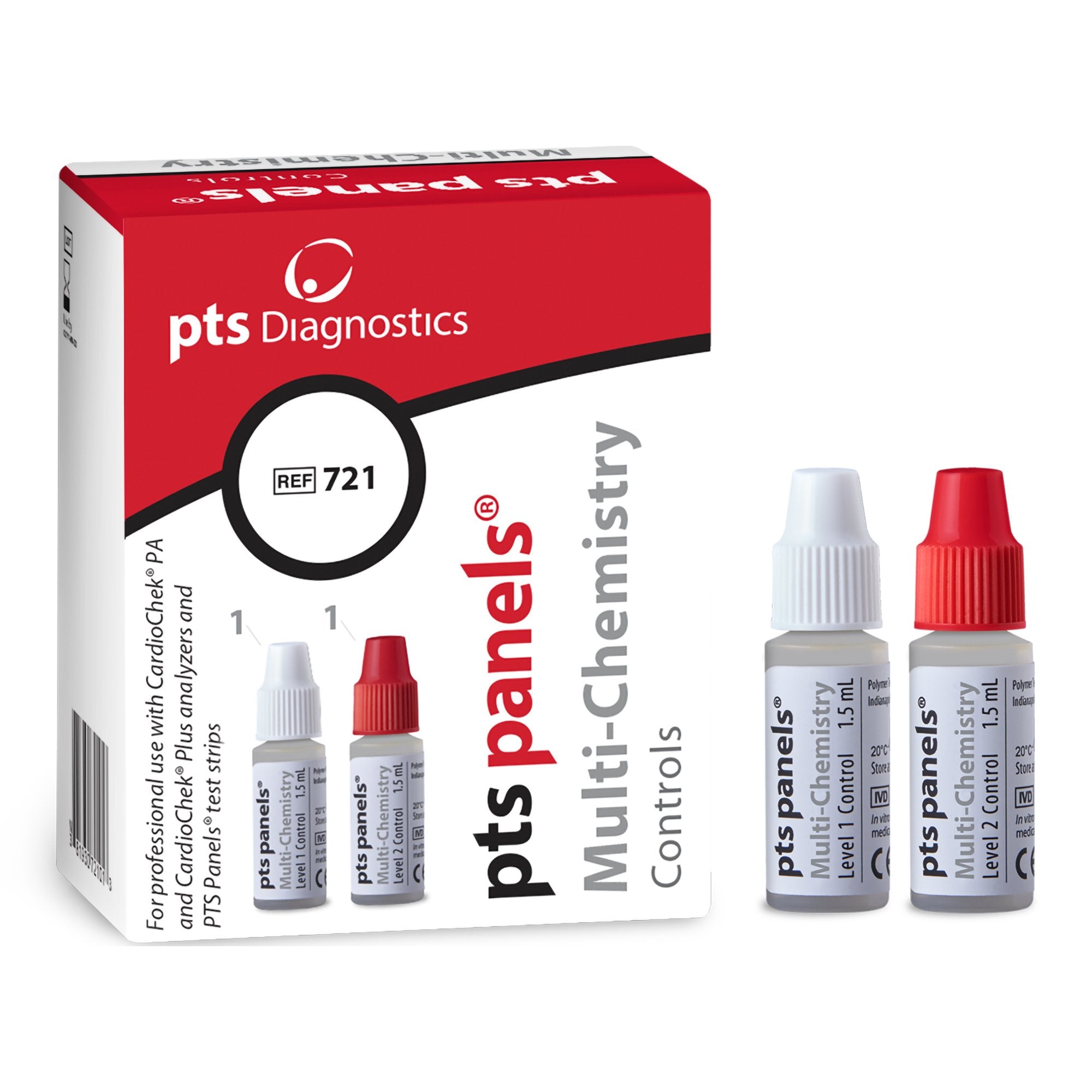 PTS Panels™ Multi-Chemistry Control Kit for CardioCheck® Analyzers (1 Unit)