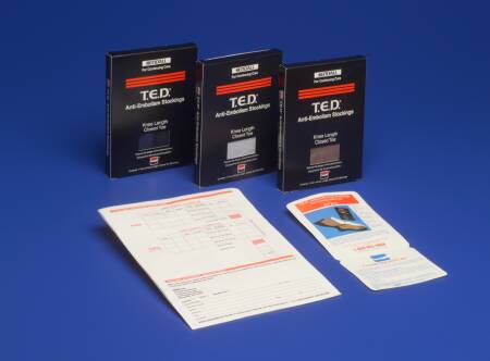 T.E.D.™ Knee High Anti-embolism Stockings, Medium / Long, Black (1 Unit)