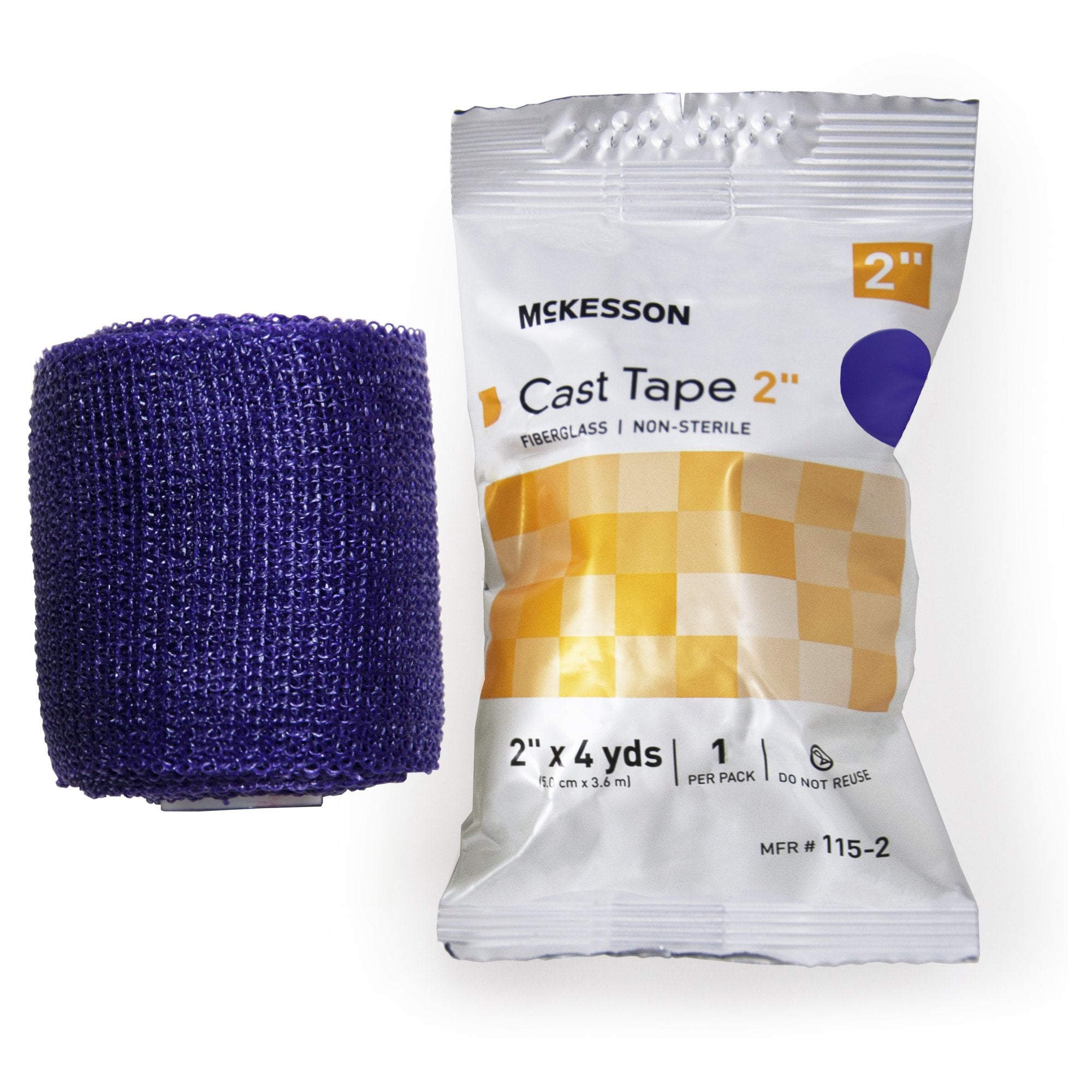 McKesson Purple Cast Tape, 2 Inch x 4 Yard (10 Units)