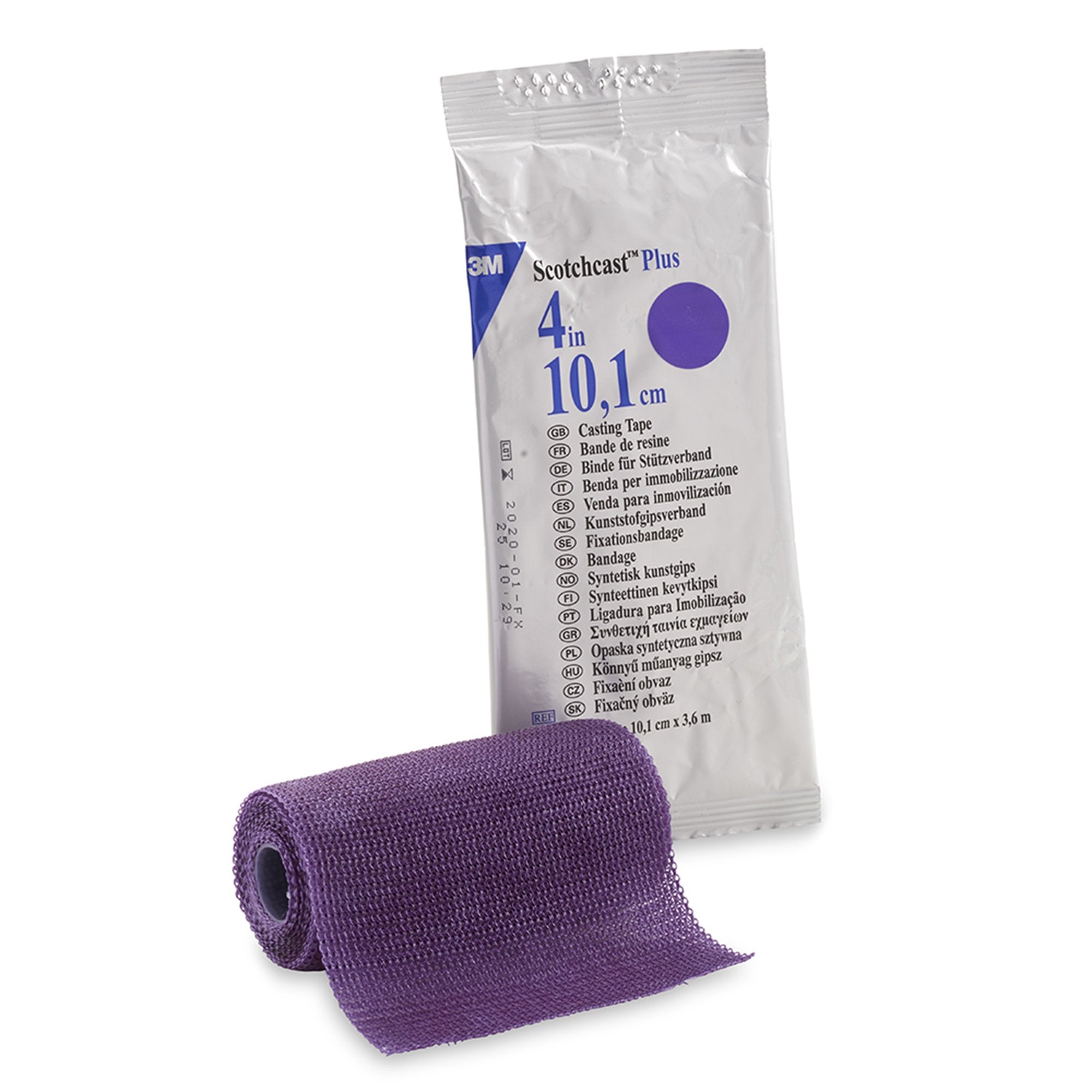 3M™ Scotchcast™ Plus Purple Cast Tape, 4 Inch x 4 Yard (1 Unit)