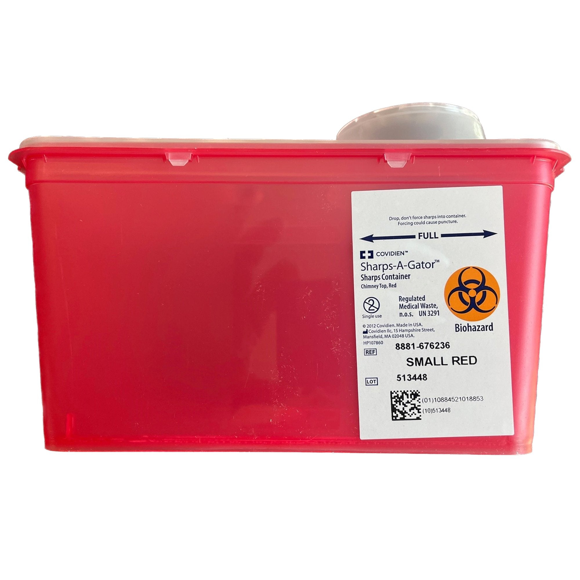 Monoject™ Multi-purpose Sharps Container, 1 Gallon, 7 x 6¾ x 10½ Inch (40 Units)