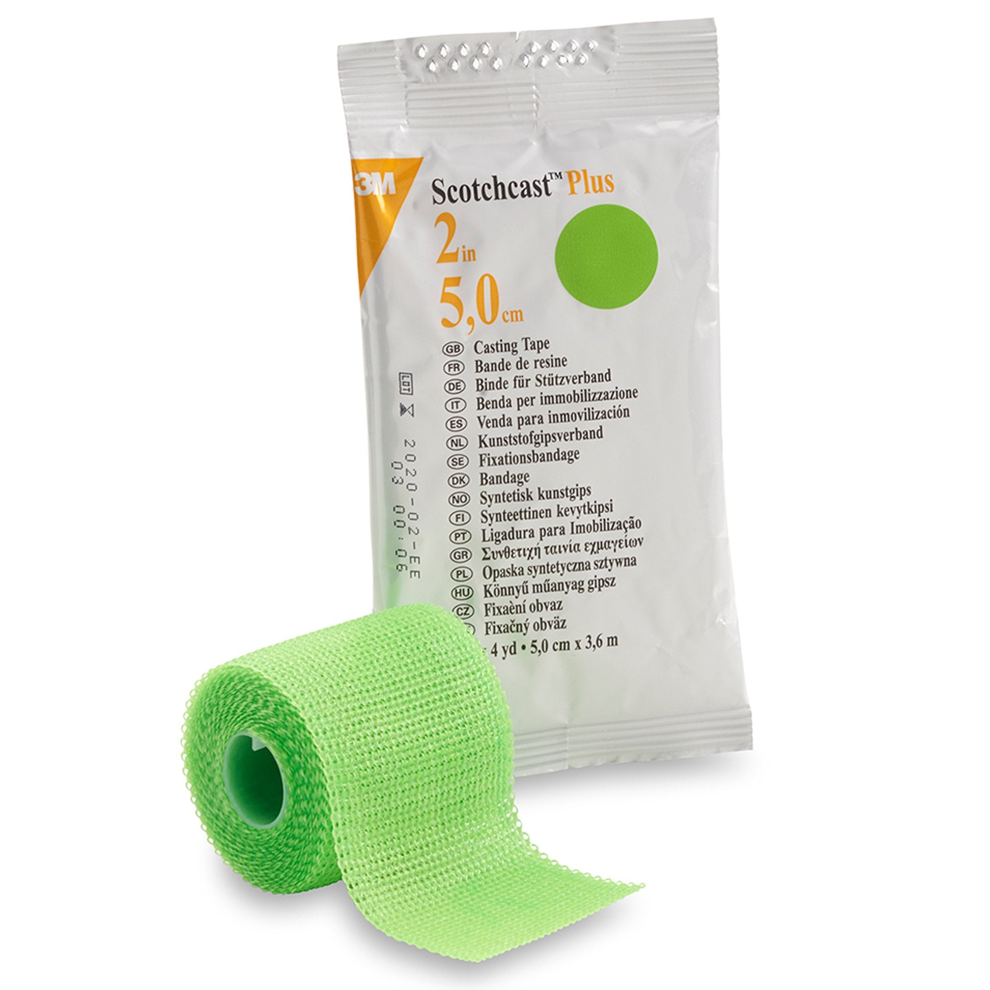 3M™ Scotchcast™ Plus Bright Green Cast Tape, 2 Inch x 4 Yard (10 Units)