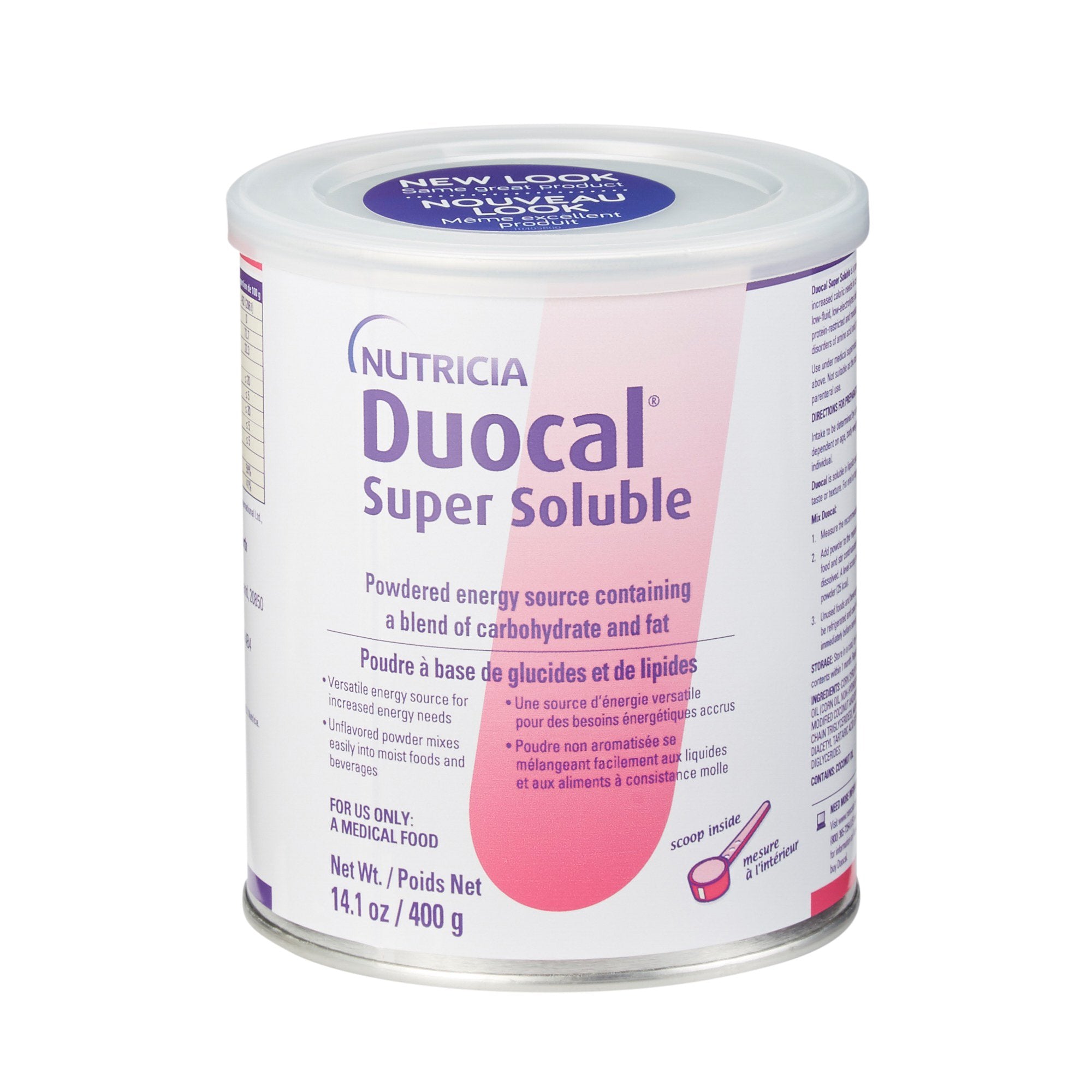 Duocal® Super Soluble High-Calorie Powder, Unflavored 14oz Can