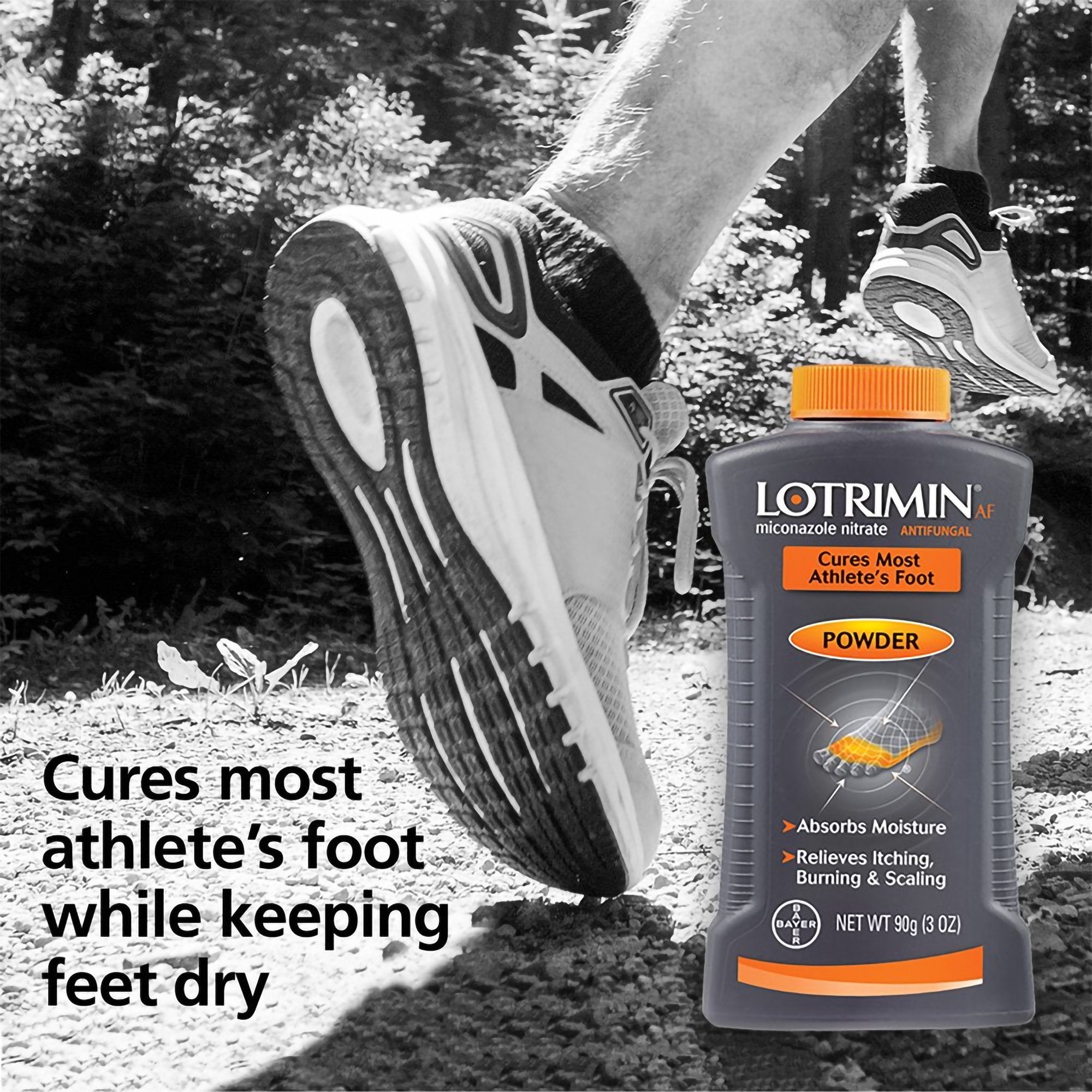 Antifungal Lotrimin AF® 2% Strength Powder 3 oz. Shaker Bottle - image 3