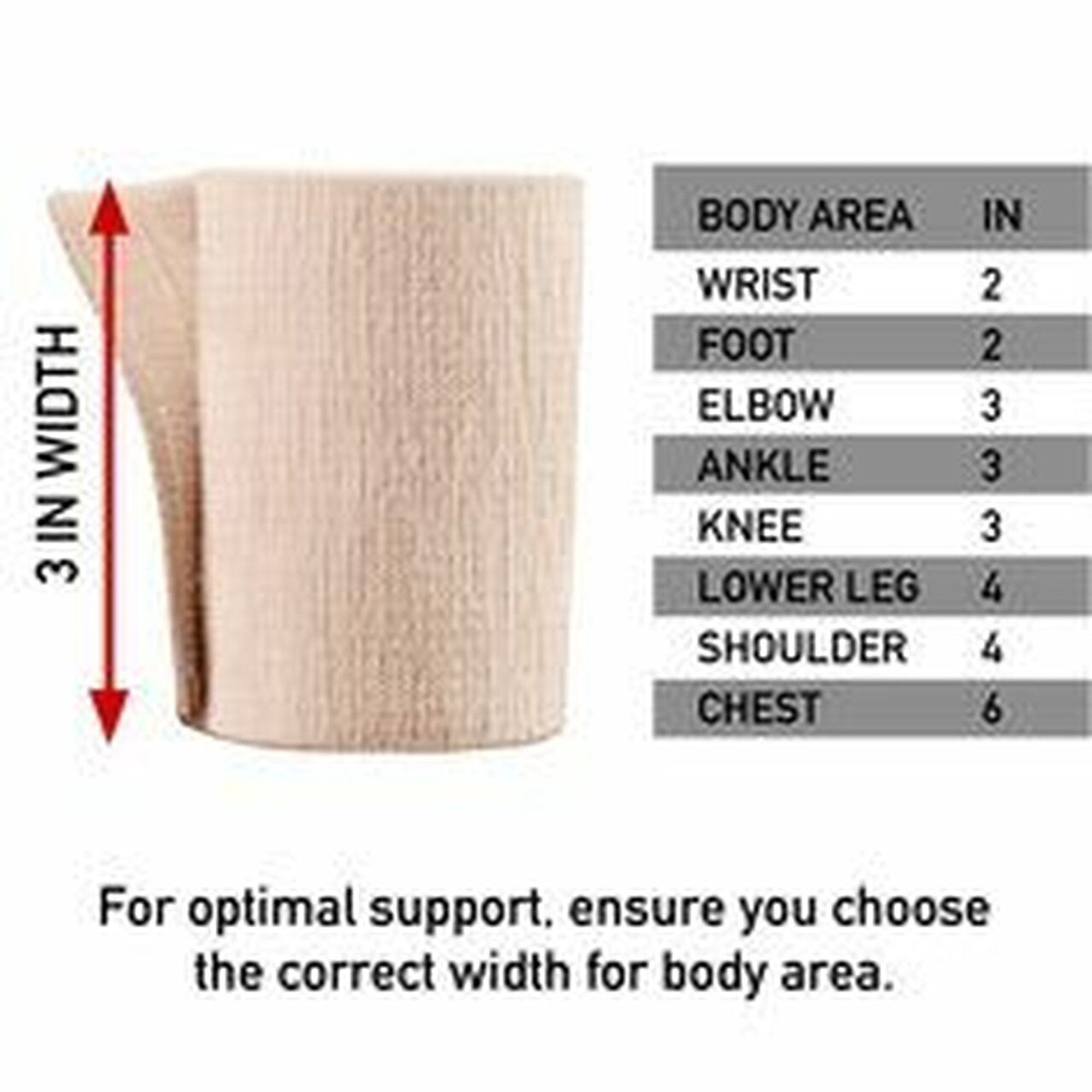 Elastic Bandage 3M™ ACE™ 2 Inch X 4-1/5 Foot Single Hook and Loop Closure Tan NonSterile Standard Compression - image 3