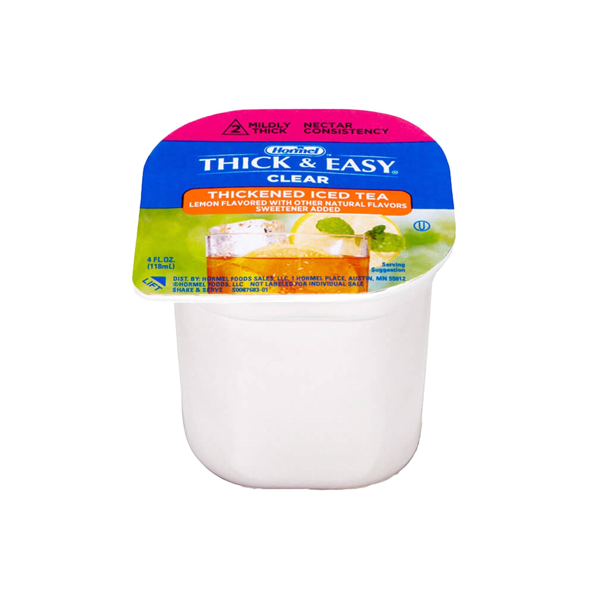Thick & Easy® Clear Nectar Consistency Iced Tea Thickened Beverage, 4 ...