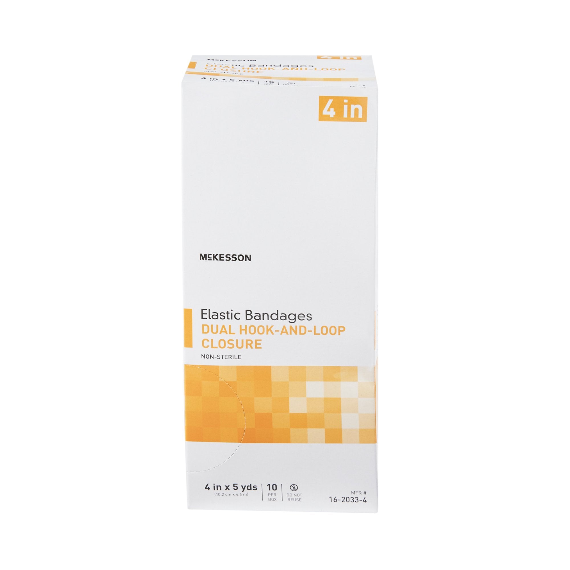Elastic Bandage McKesson 4 Inch X 5 Yard Double Hook and Loop Closure Tan NonSterile Standard Compression - image 2