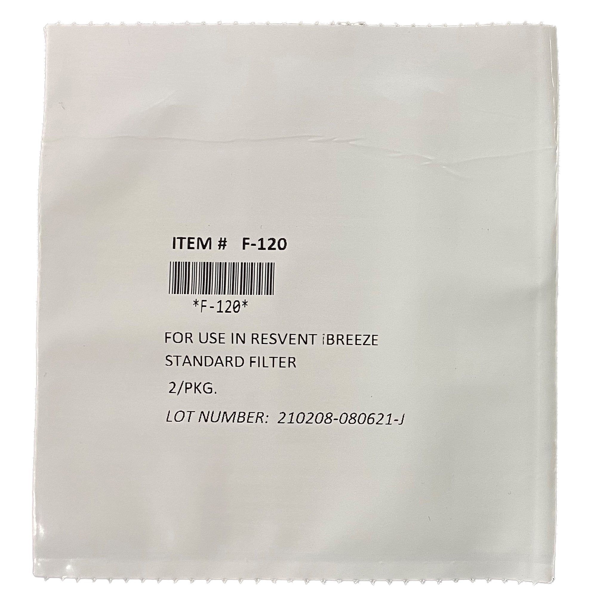 CPAP Filter Ultrafine Disposable 2 per Pack White No Tab - image 2
