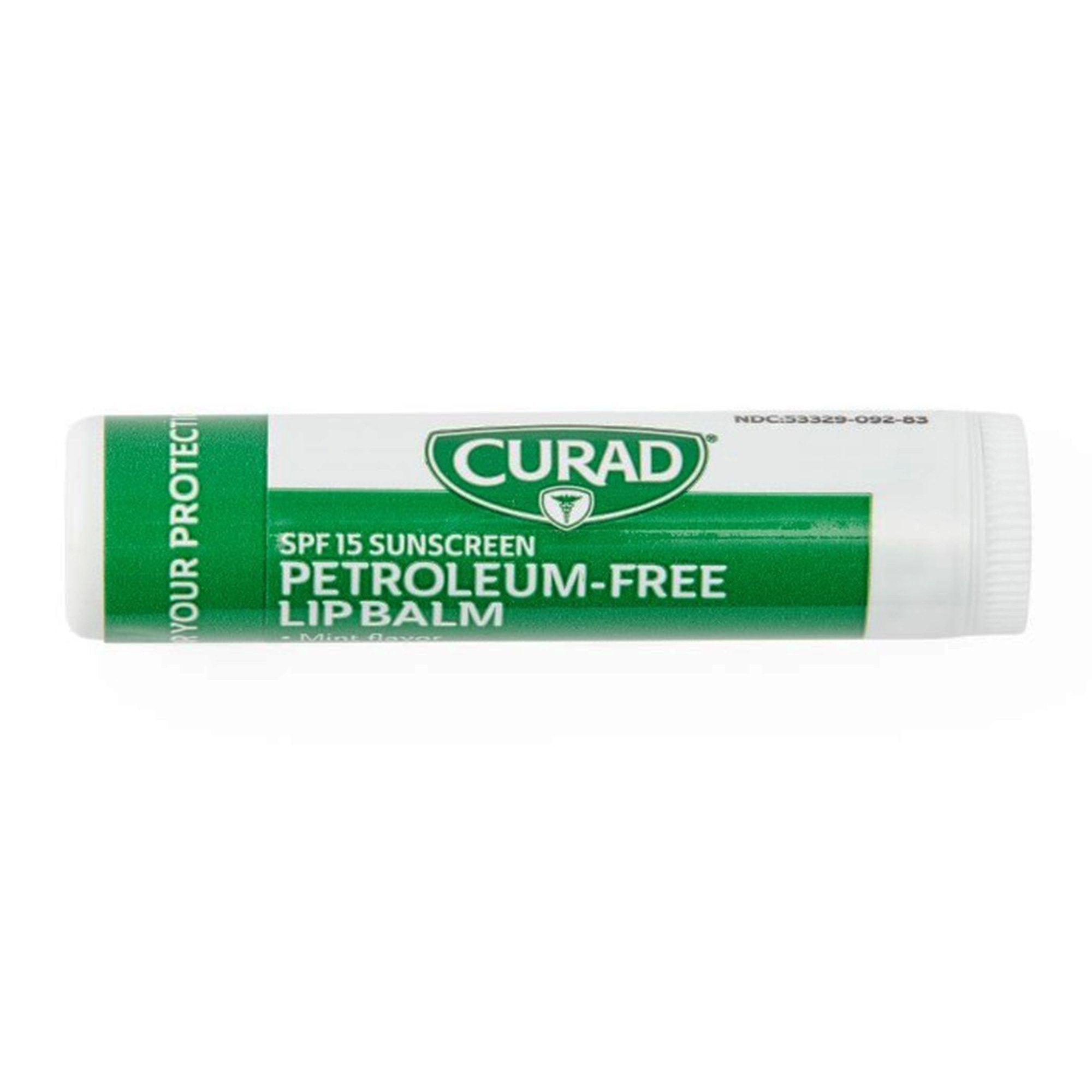 Lip Balm with Sunscreen Curad® 0.15 oz. Balm Tube Mint Flavor - image 2