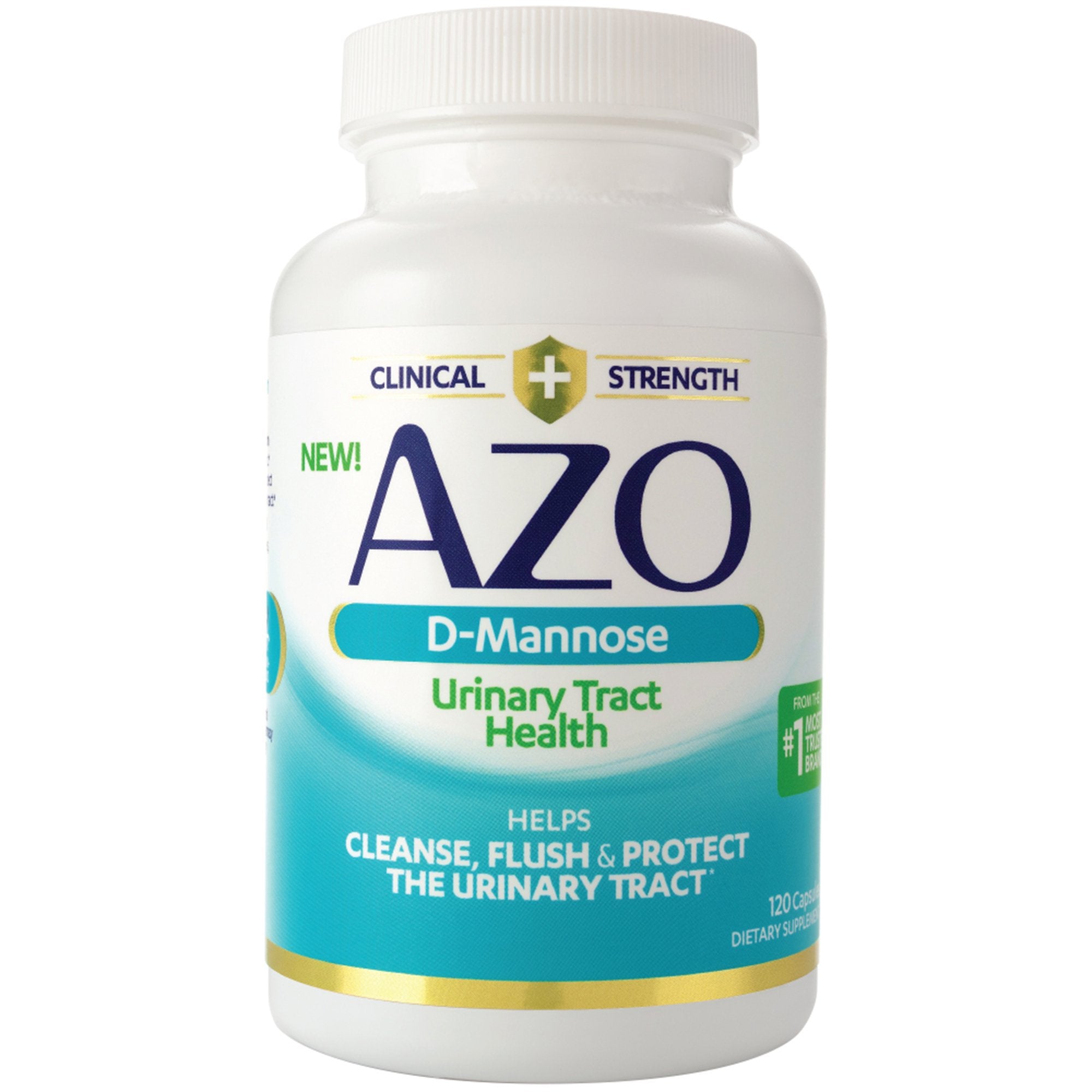 Dietary Supplement AZO® D-Mannose 2,000 mg Strength Capsule 120 per Bottle