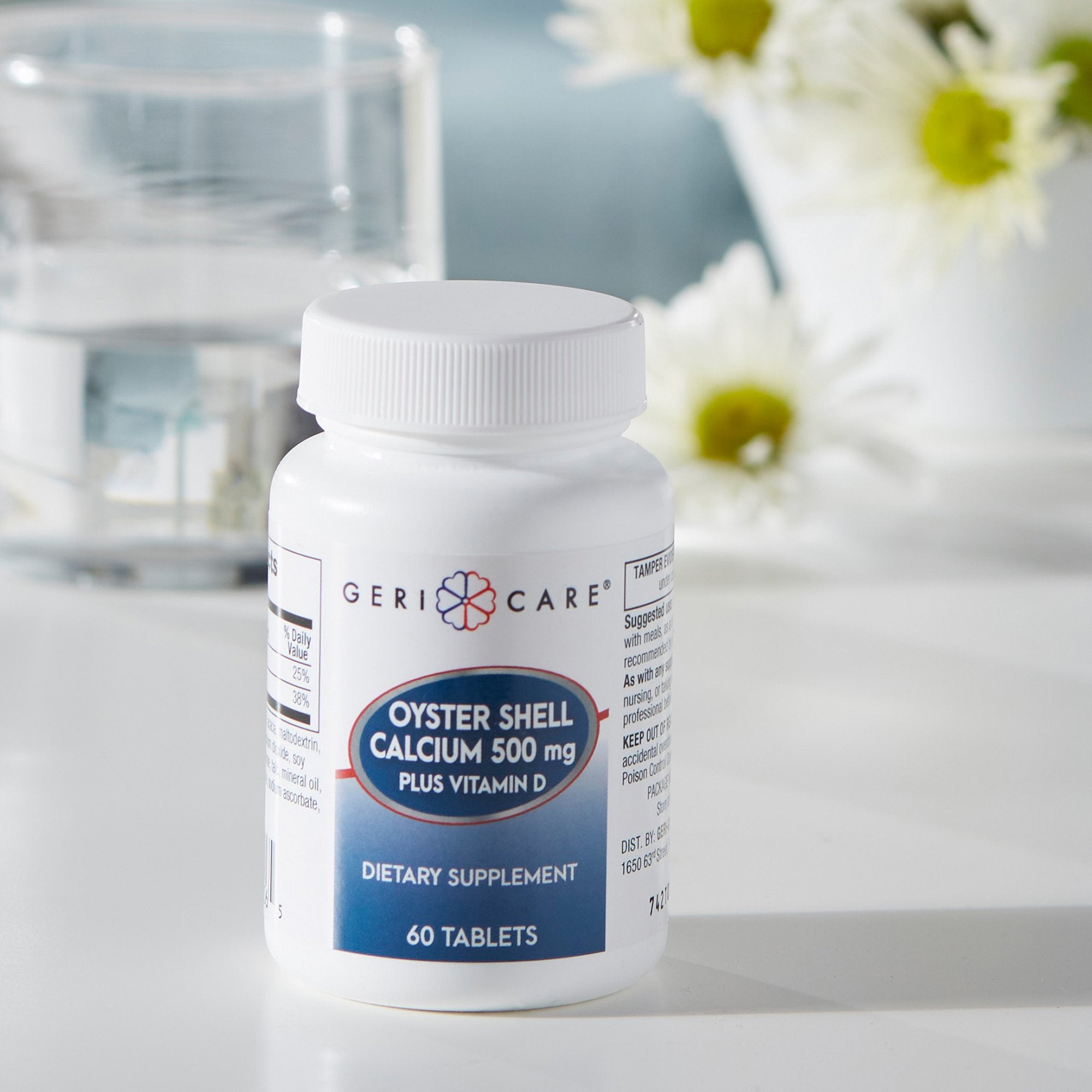 Joint Health Supplement Geri-Care® Oyster Shell 500 mg Strength Tablet 60 per Bottle - image 9