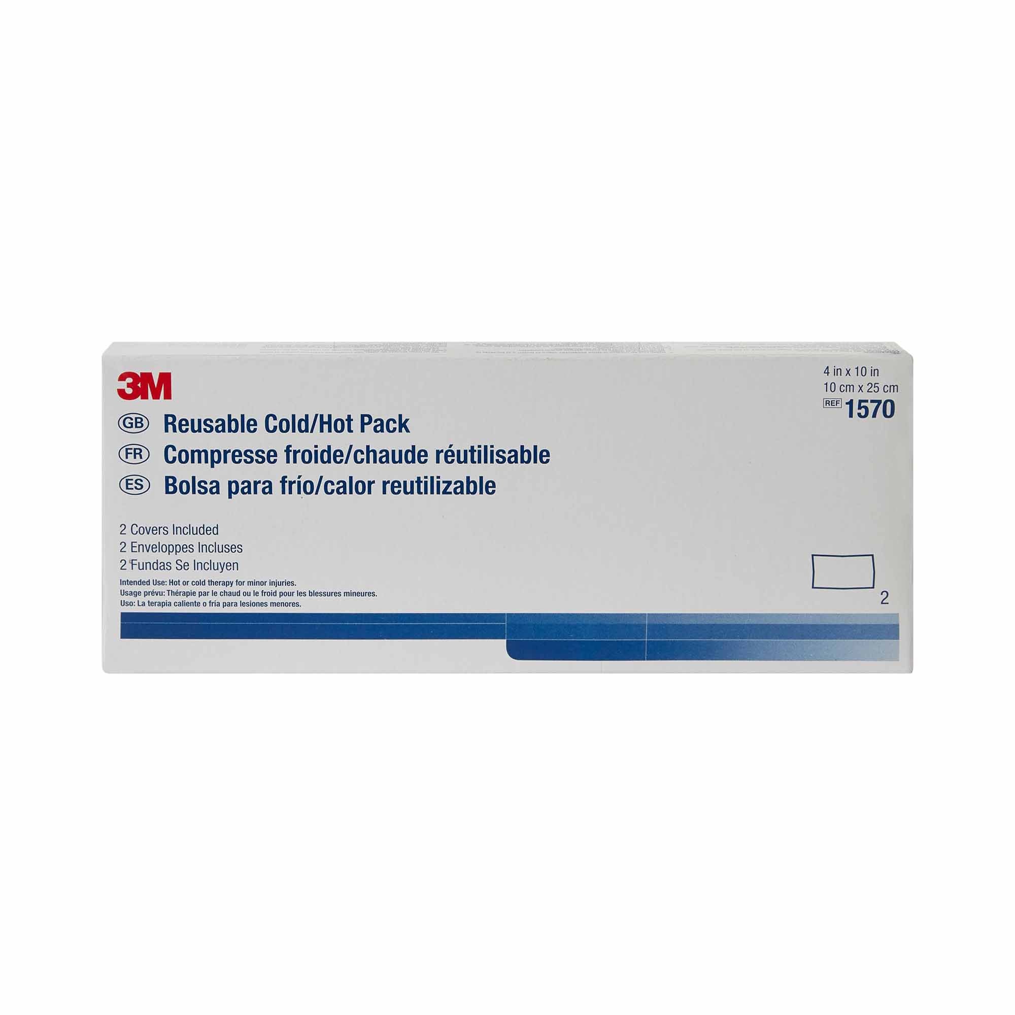 Hot / Cold Pack 3M™ General Purpose One Size Fits Most 4 X 10 Inch Plastic / Gel Reusable - image 2