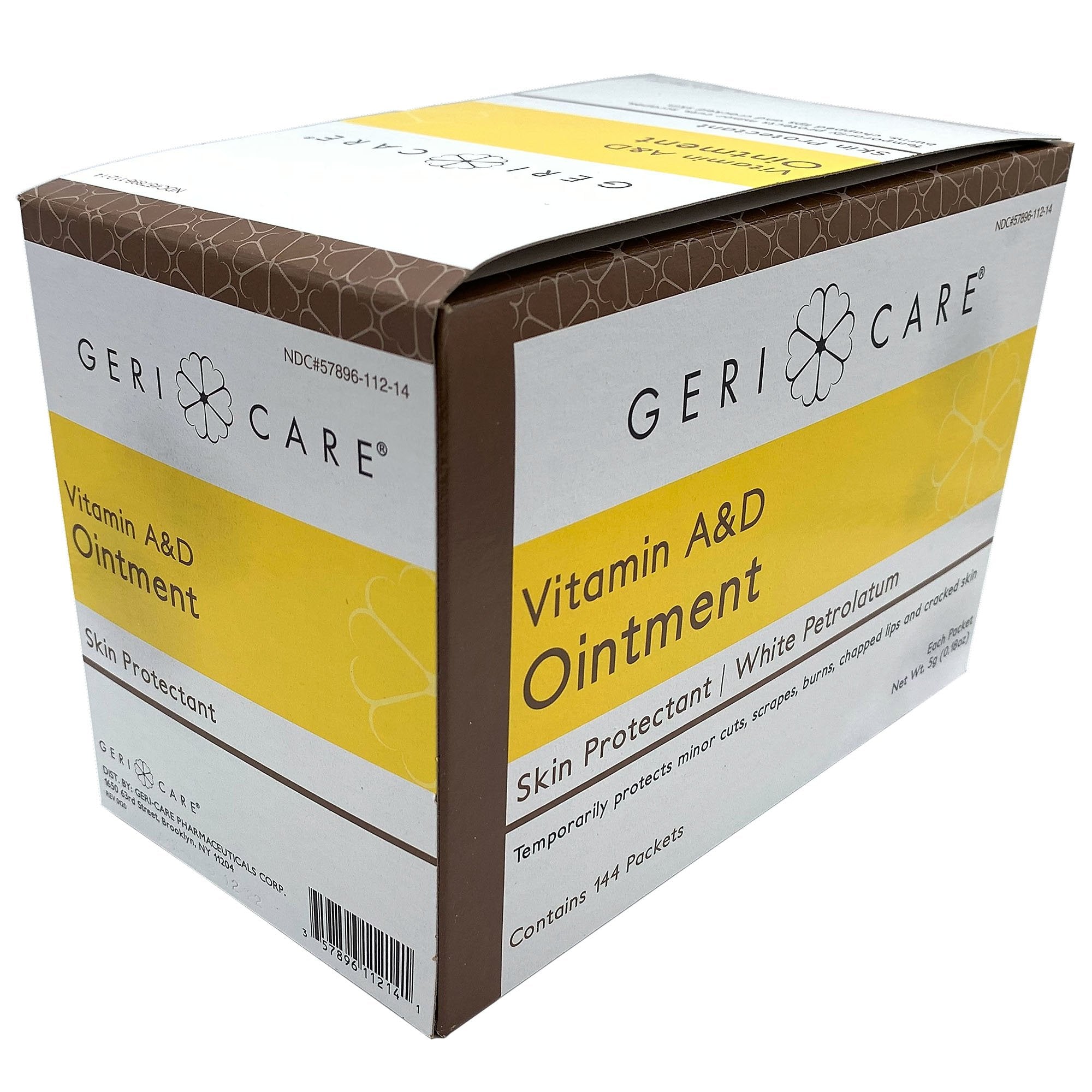 Skin Protectant Geri-Care® A & D 5 Gram Individual Packet Unscented Ointment