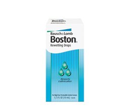 Contact Lens Solution Boston® Rewetting Drops 0.33 oz. Solution