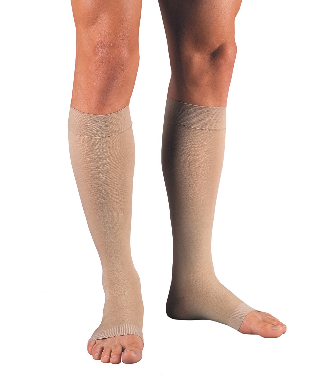 Compression Stocking Jobst® Relief Knee High Large Beige Open Toe