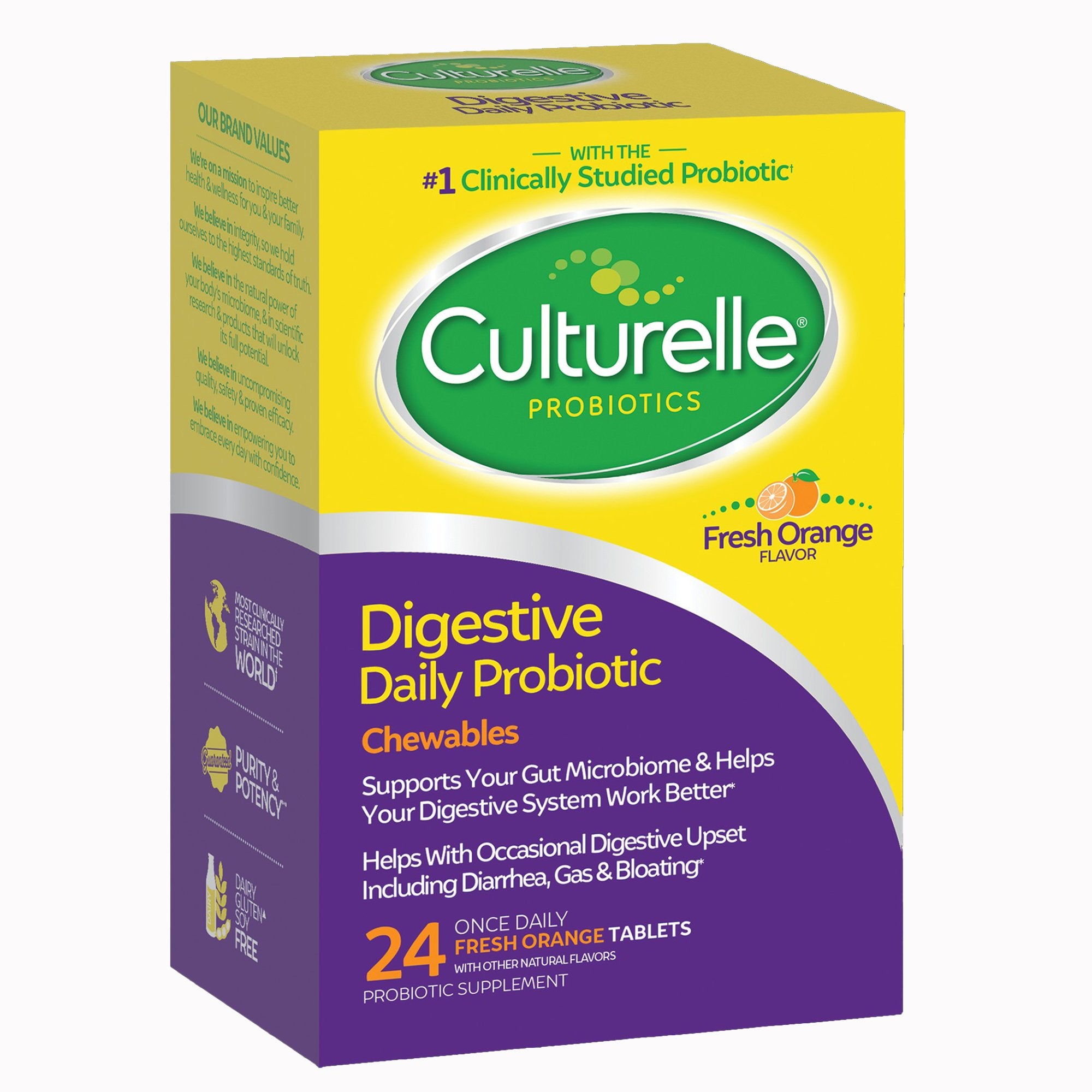 Probiotic Dietary Supplement Culturelle® 24 per Box Chewable Tablet - image 2