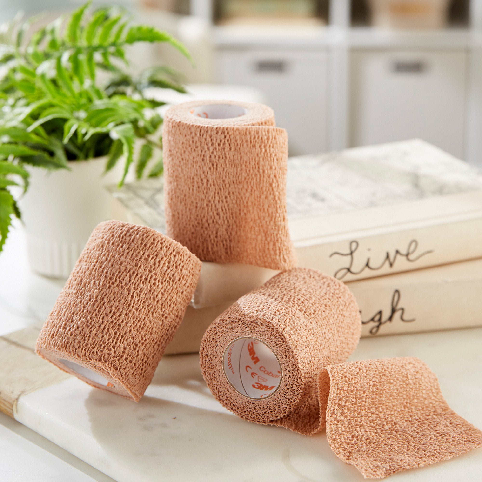 Cohesive Bandage 3M™ Coban™ 3 Inch X 5 Yard Self-Adherent Closure Tan NonSterile Standard Compression - image 8