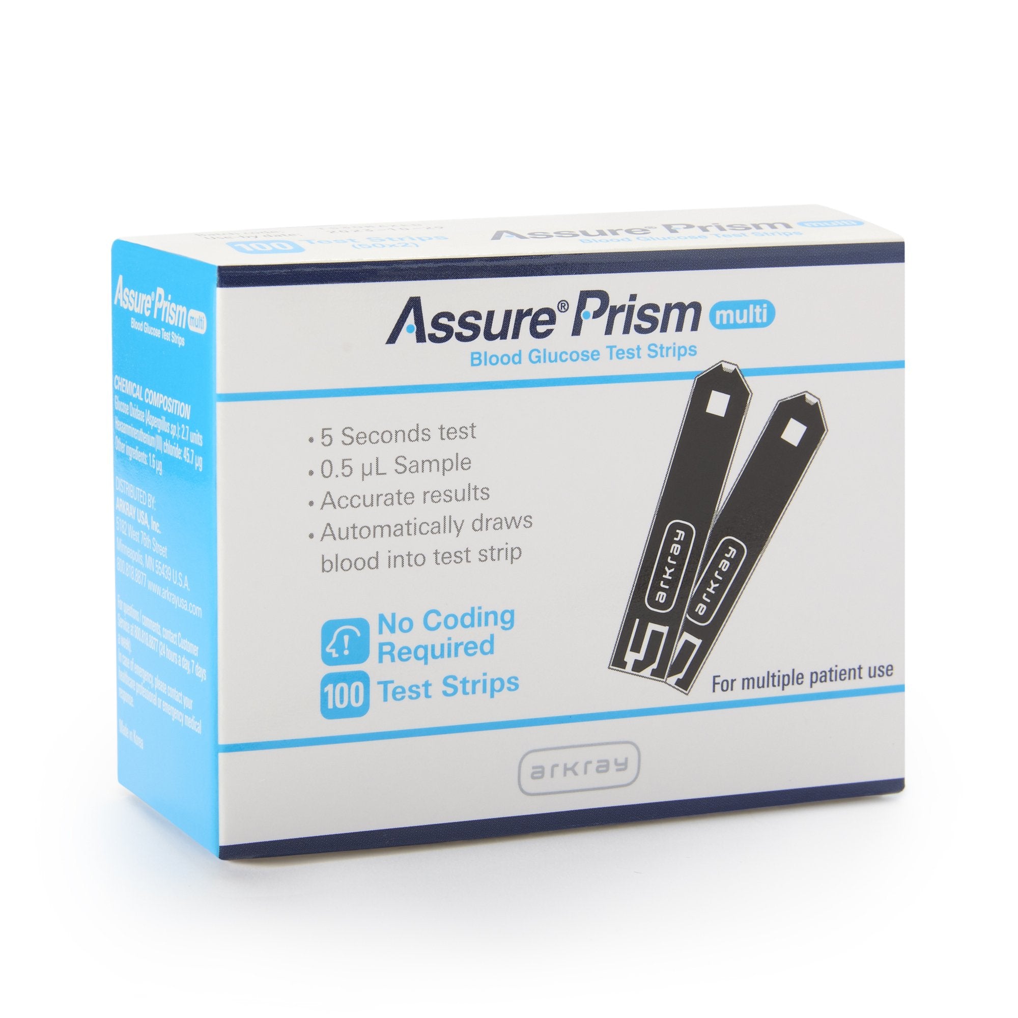 Blood Glucose Test Strips Assure® 100 Strips per Pack For Assure® Prism Multi Blood Glucose Monitoring System - image 2