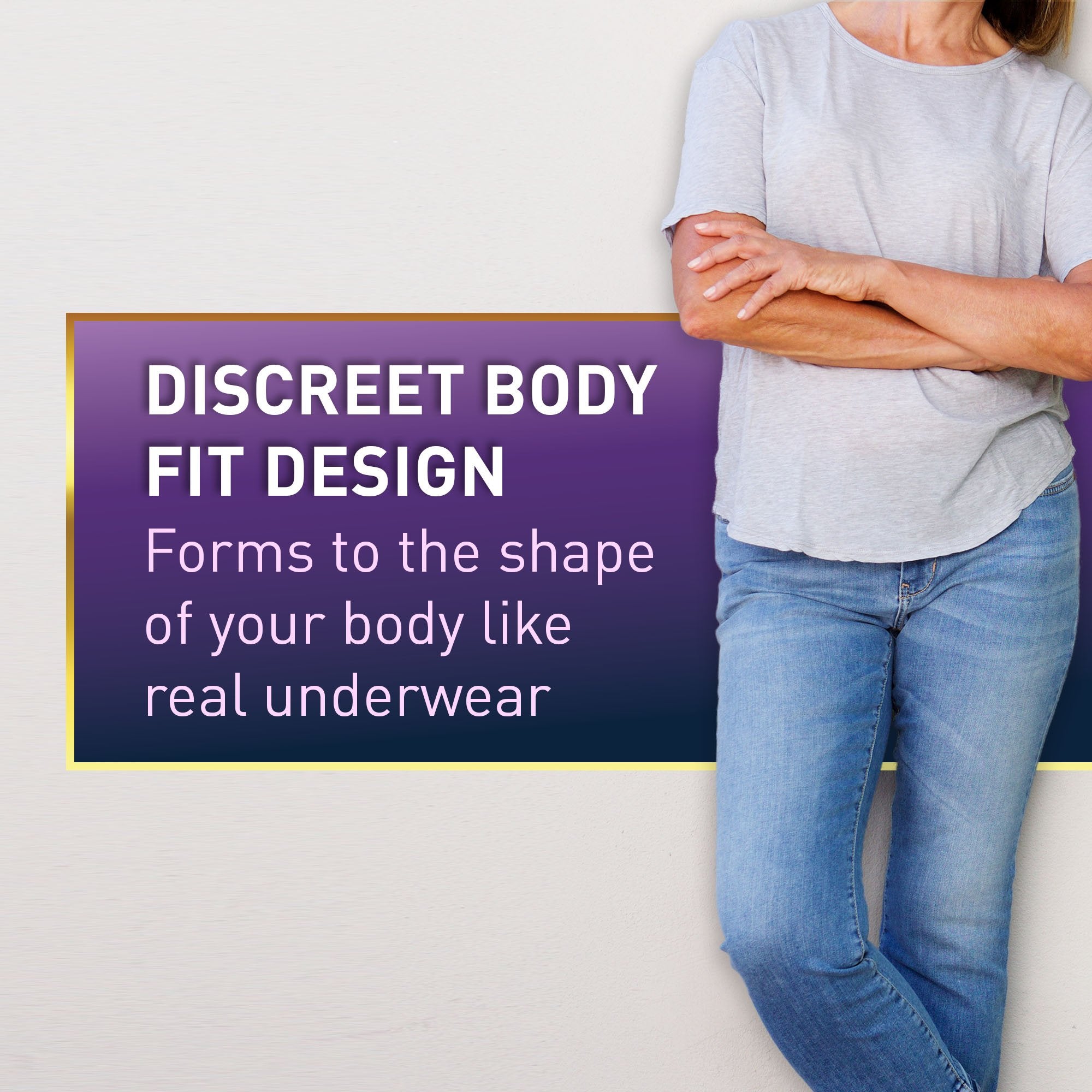 Absorbent Underwear McKesson Premium Discreet Heavy Pull On with Tear Away Seams Adult Small / Medium Female Disposable Heavy Absorbency - image 2