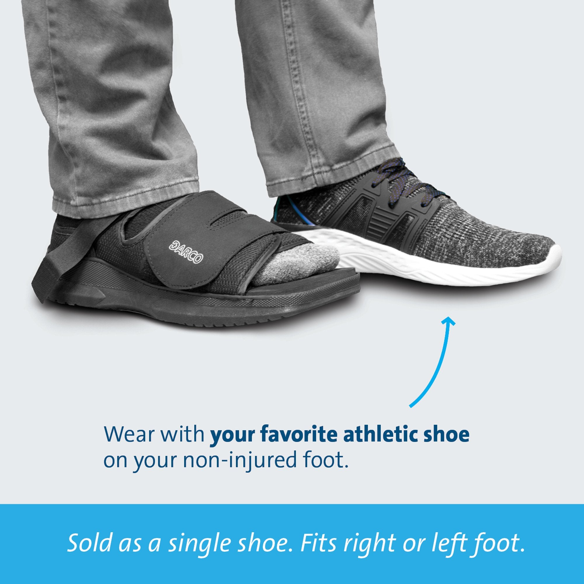 Post-Op Shoe MedSurg™ Small Female Black - image 2
