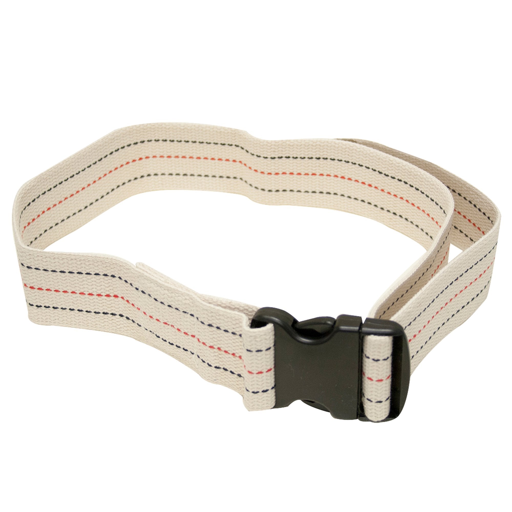 Gait Belt FabLife™ 72 Inch Length Pinstripe Cotton