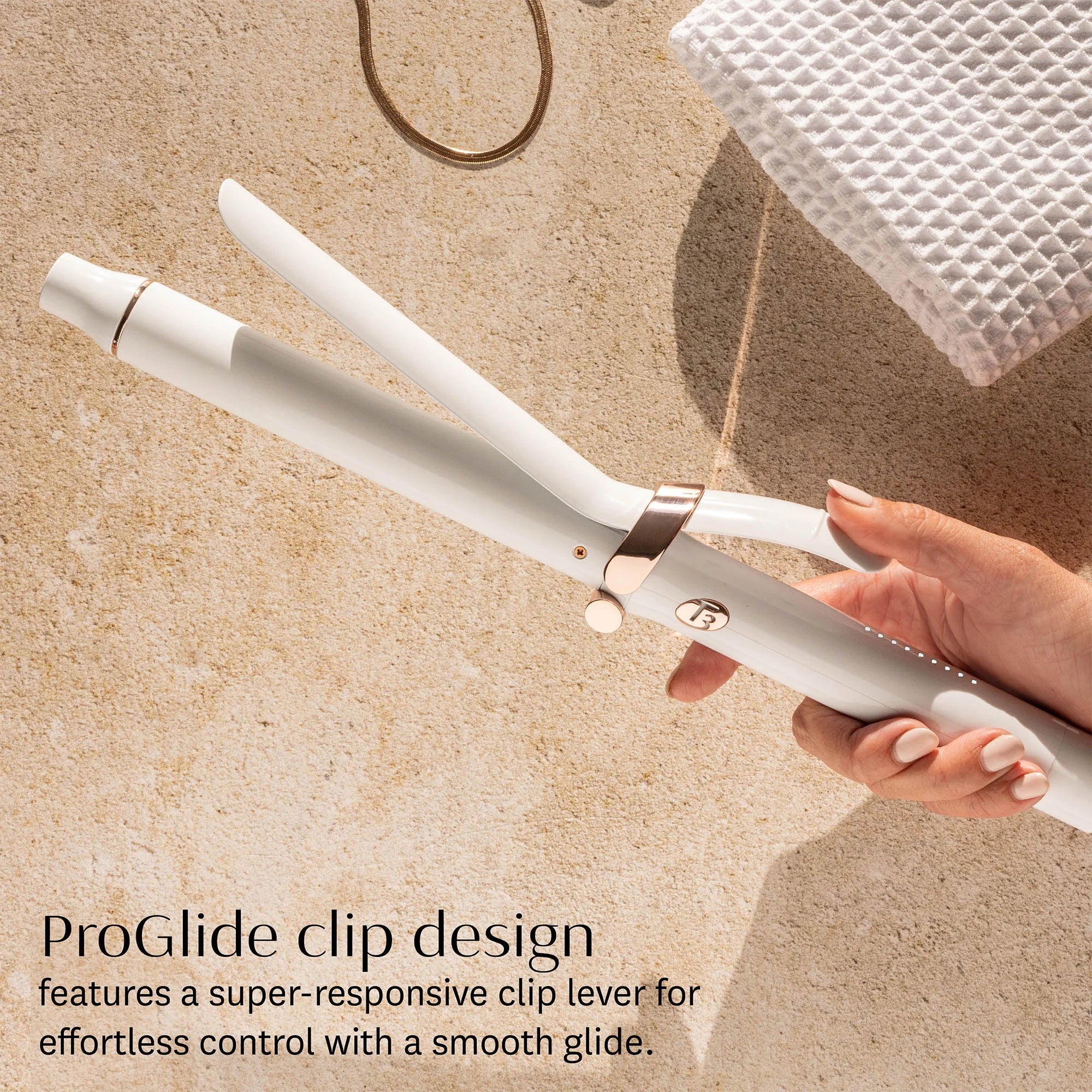 T3 Singlepass Curl X 1.25" Extra-Long Barrel Curling Iron with 9 Heat Settings and Ceramic Barrel for Fast Styling and Lasting Results on All Hair Types