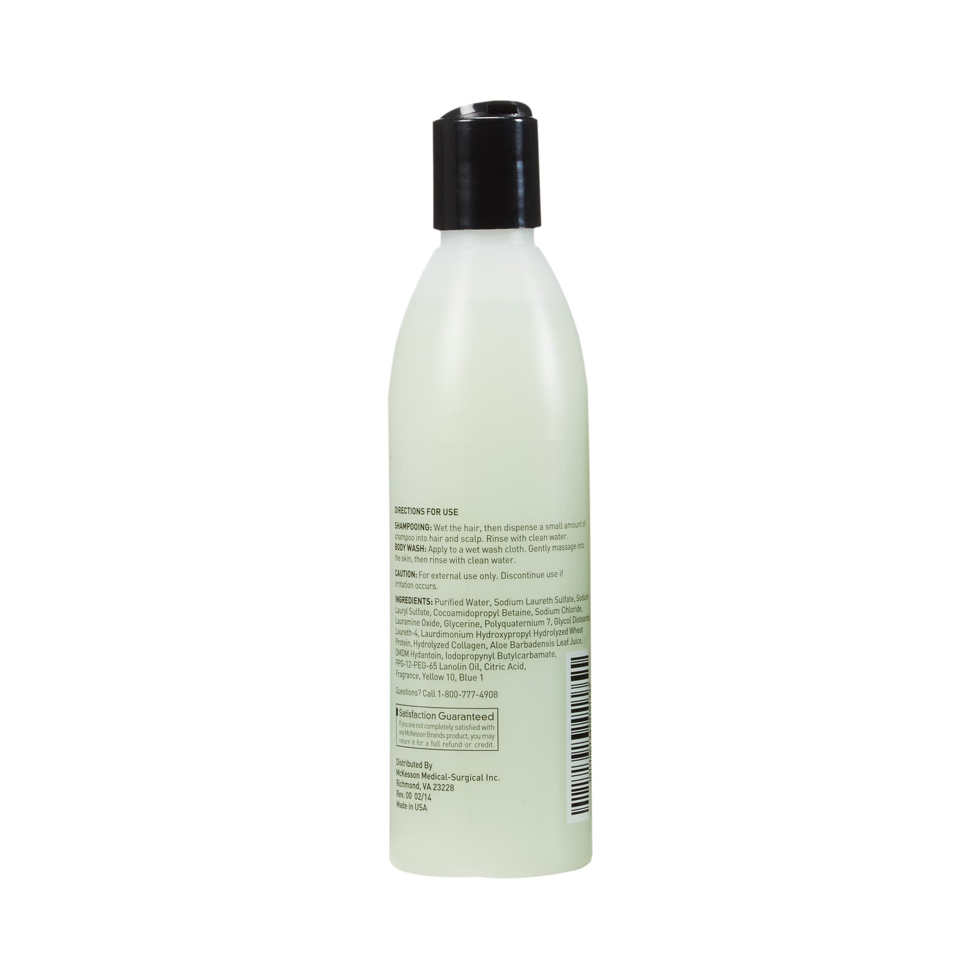 Shampoo and Body Wash McKesson 8 oz. Flip Top Bottle Cucumber Melon Scent - image 2