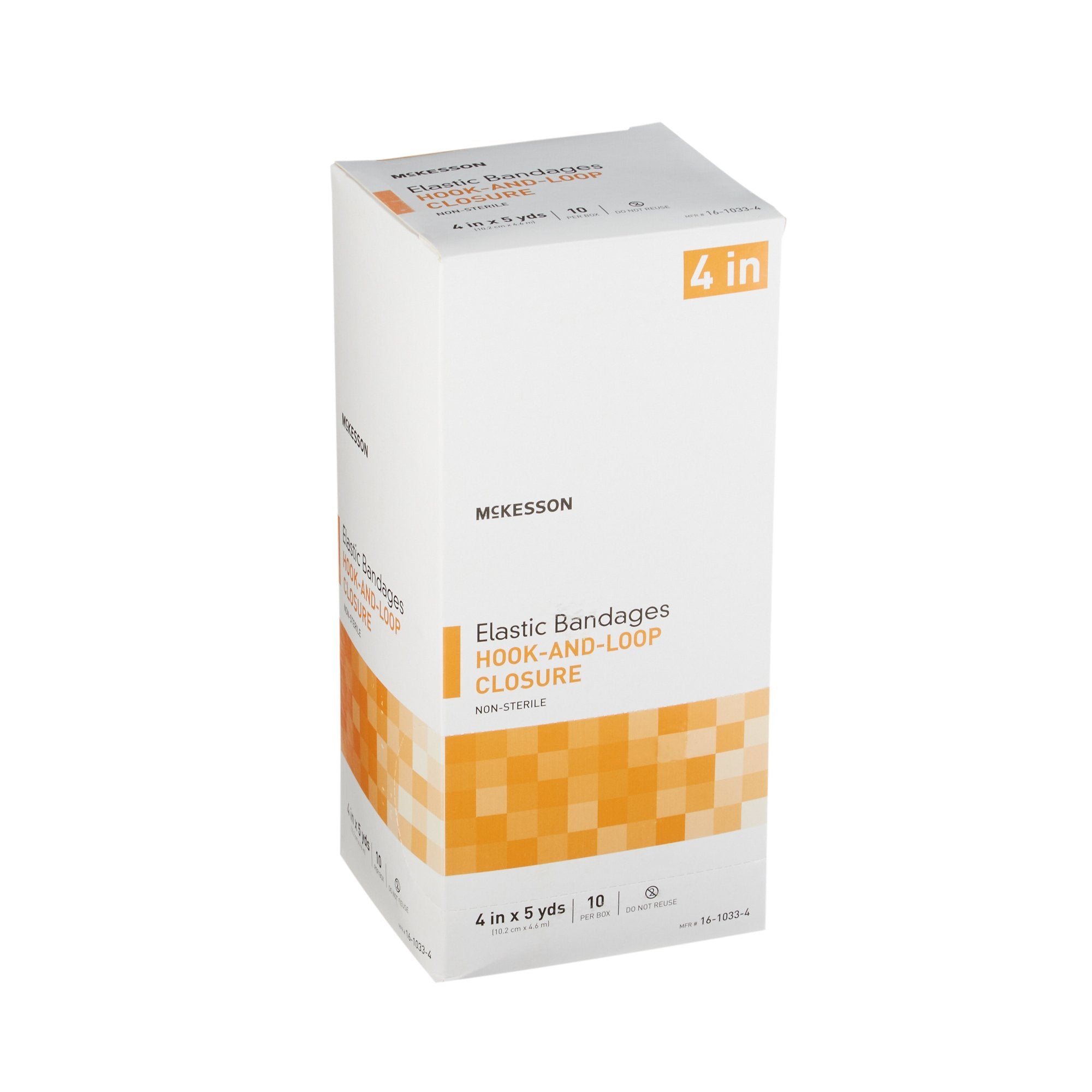 Elastic Bandage McKesson 4 Inch X 5 Yard Single Hook and Loop Closure Tan NonSterile Standard Compression - image 7