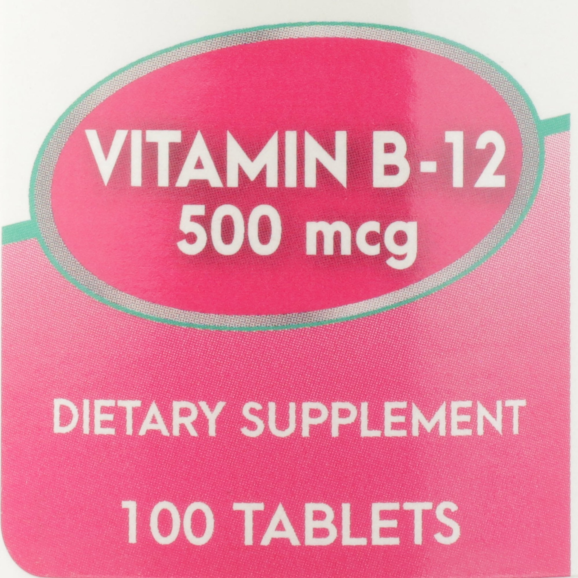Vitamin Supplement Geri-Care® Vitamin B12 500 mcg Strength Tablet 100 per Bottle - image 2