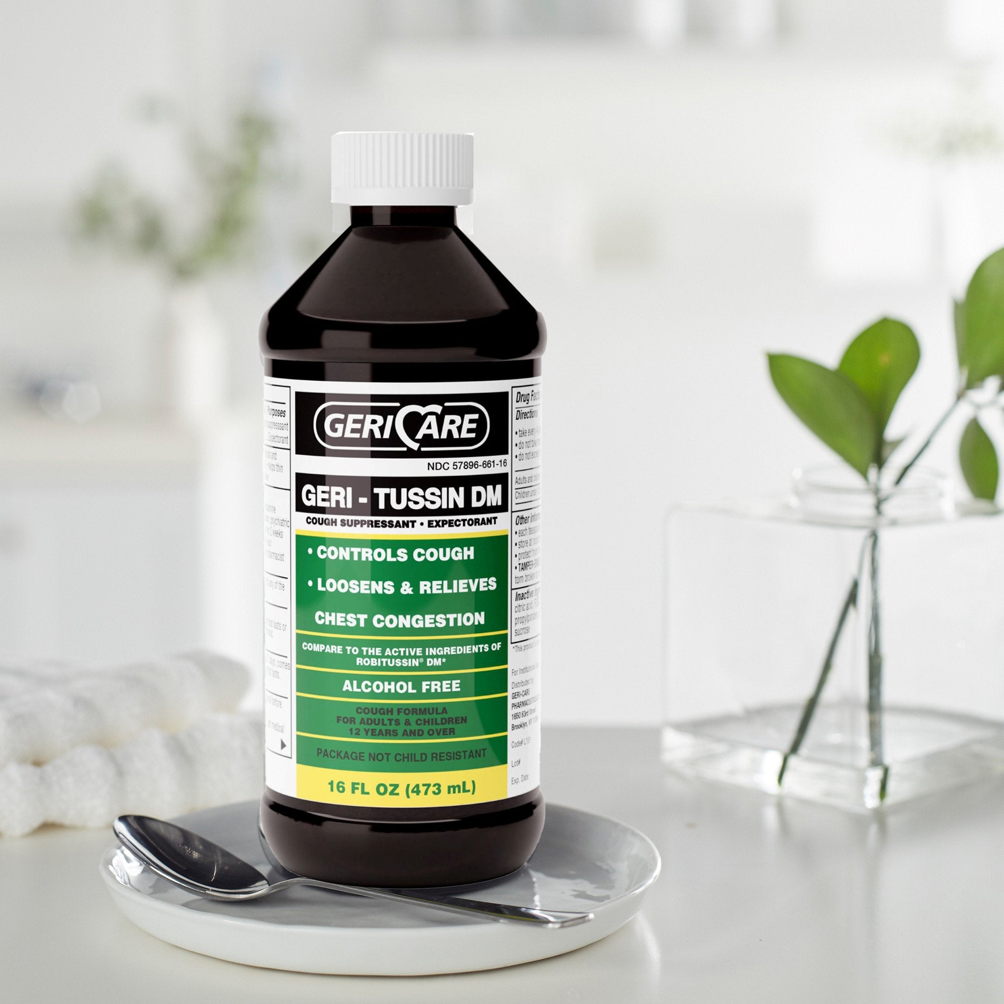 Cold and Cough Relief Geri-Care® 100 mg - 10 mg / 5 mL Strength Syrup 16 oz. - image 7