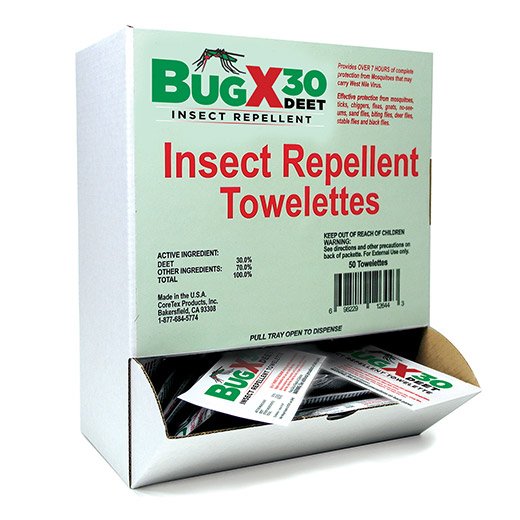Insect Repellent DEET BugX® 30 Towelette Individual Packet - image 2
