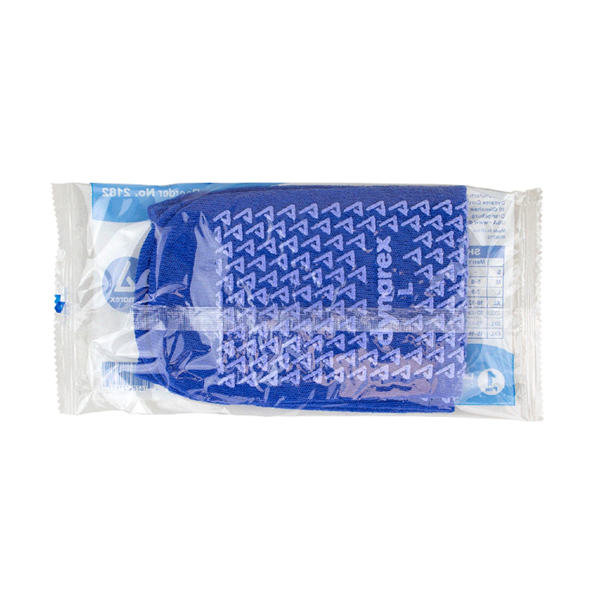 Slipper Socks Dynarex Unisex Adult Large Single Tread Single Patient Use Blue - image 3