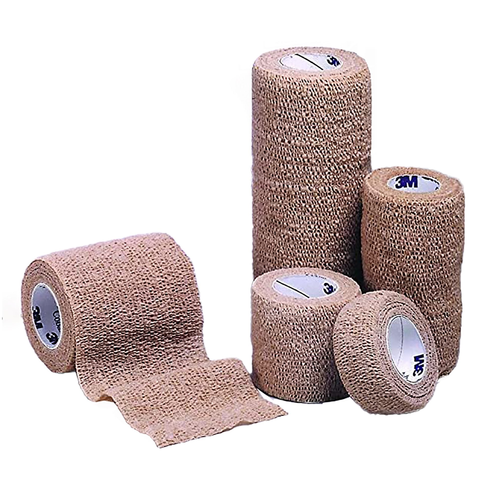 Cohesive Bandage 3M™ Coban™ 3 Inch X 5 Yard Self-Adherent Closure Tan NonSterile Standard Compression - image 2