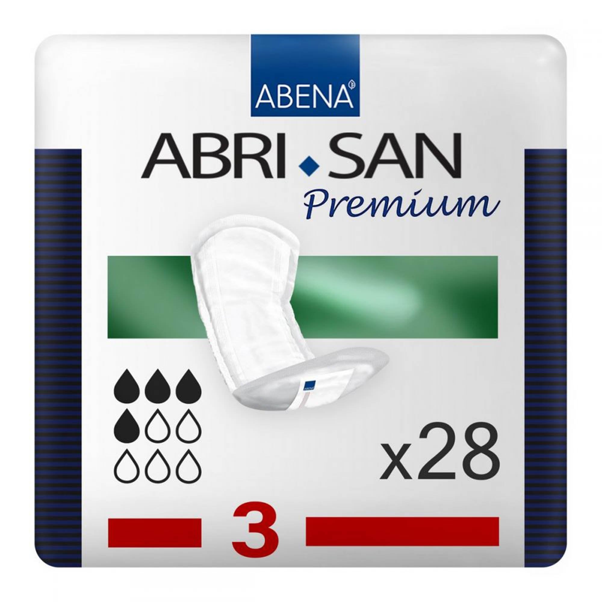 Bladder Control Pad Abri-San™ Premium #3 12 Inch Length Moderate Absorbency Fluff / Polymer Core One Size Fits Most - image 6
