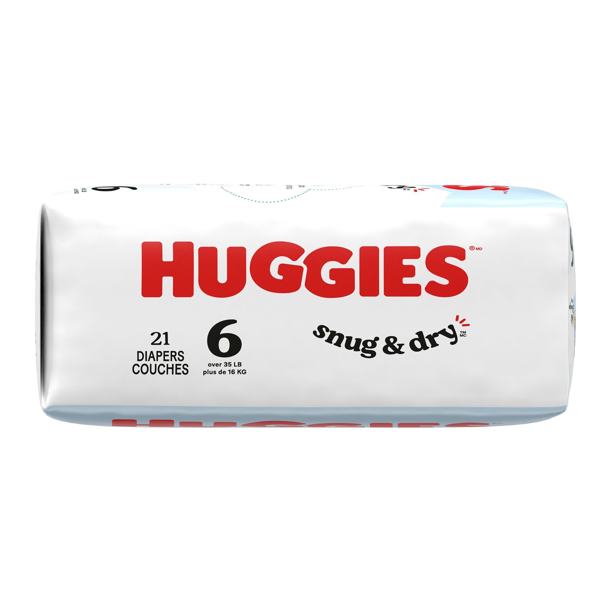 Unisex Baby Diaper Huggies® Snug & Dry Size 6 Disposable Heavy Absorbency - image 5