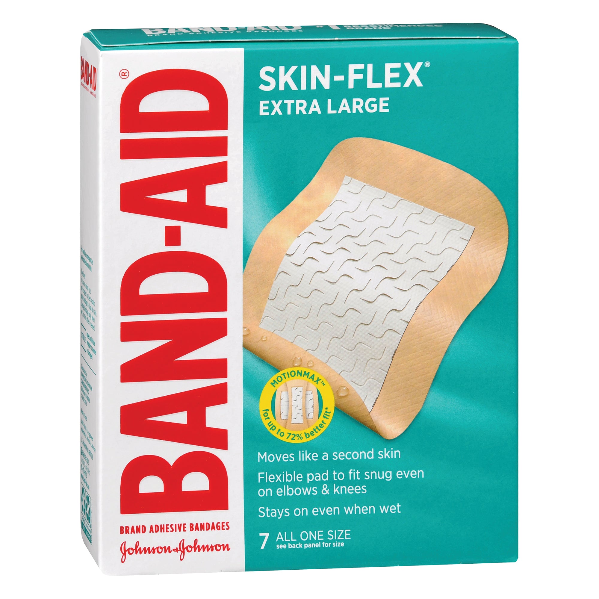 Adhesive Strip Band-Aid® Skin-Flex® Plastic Tan 2-3/4 X 3-1/2 Inch Sterile