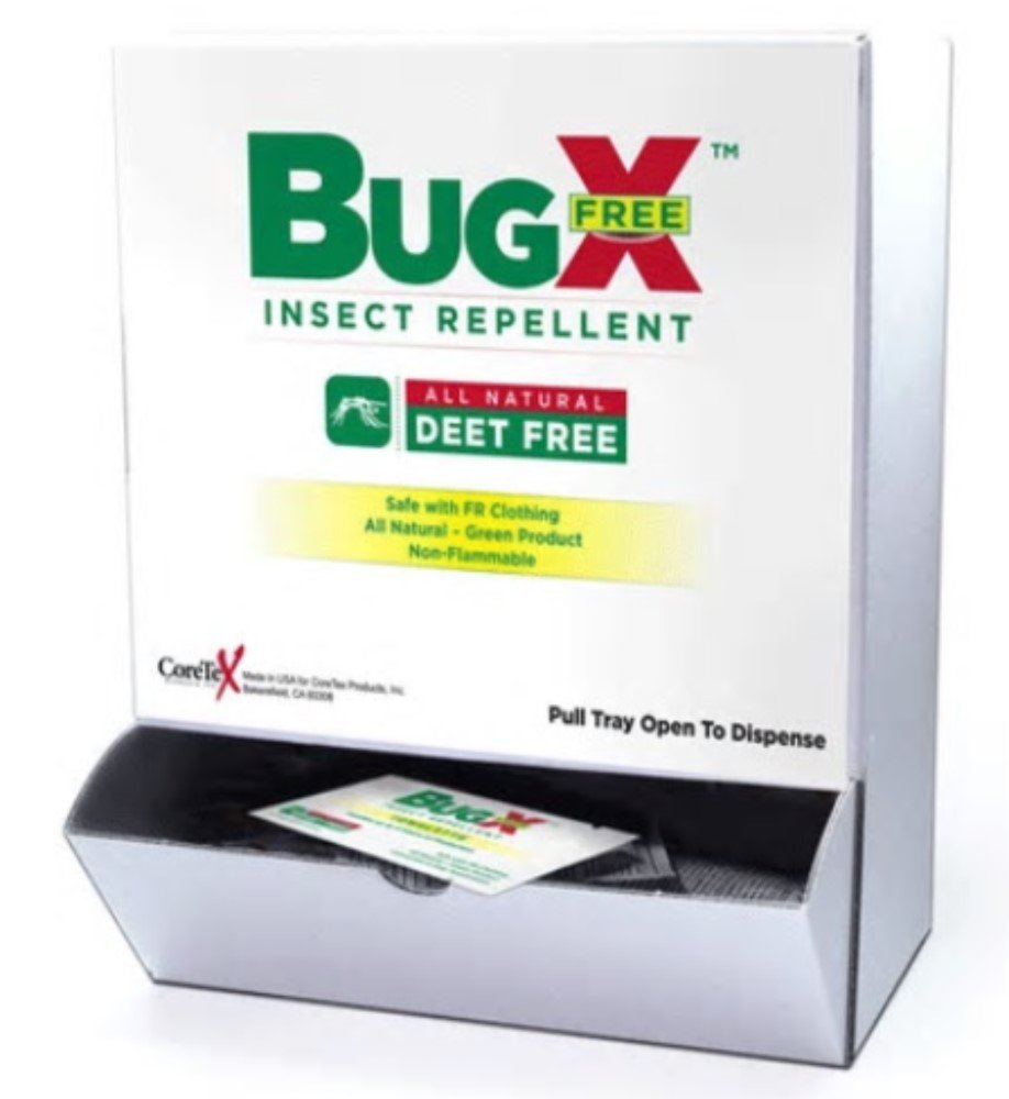 Insect Repellent Plant-Based Geraniol BugX® Free Towelette Individual Packet - image 2
