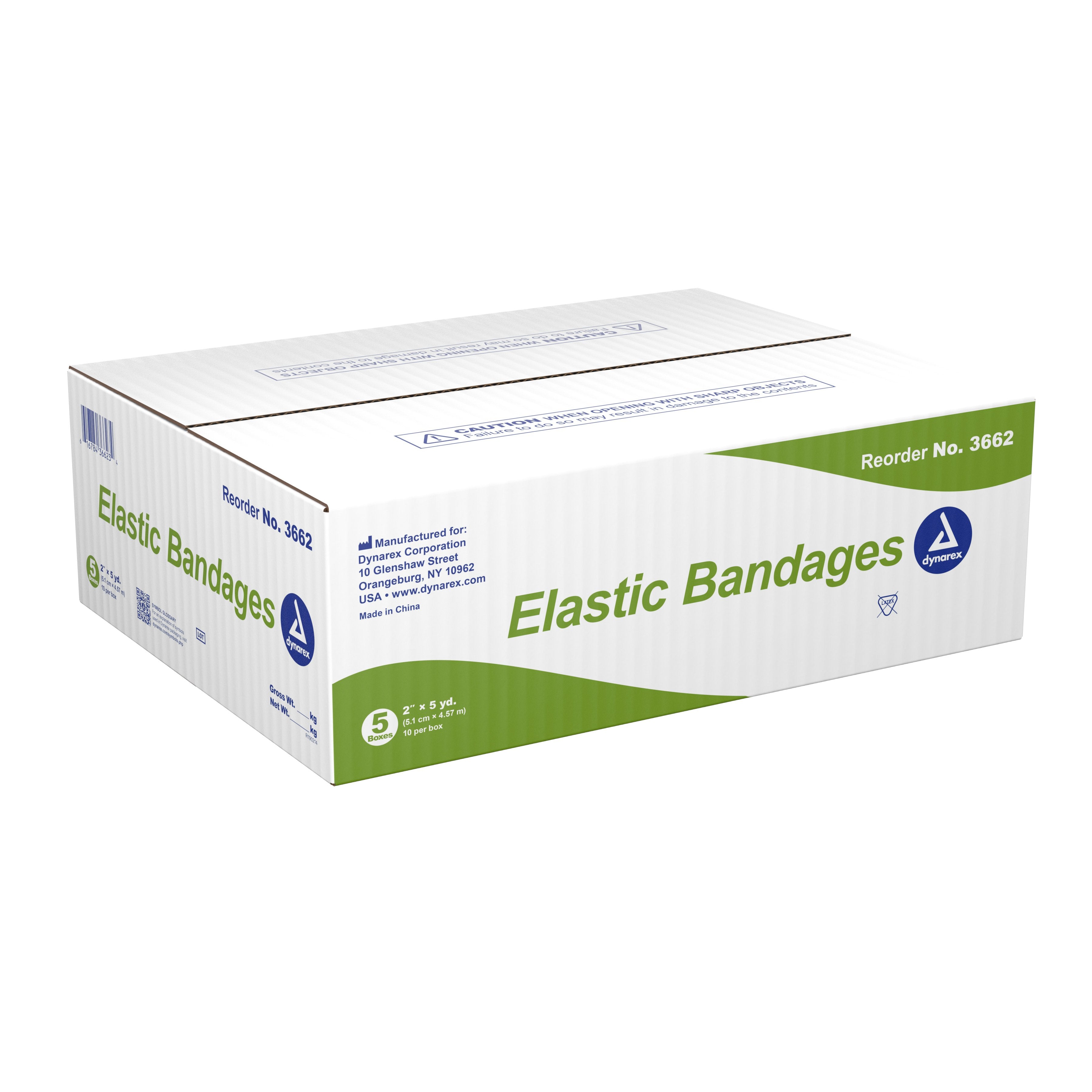 Elastic Bandage Dynarex® 2 Inch X 4-1/2 Yard Clip Detached Closure Tan NonSterile Standard Compression - image 4