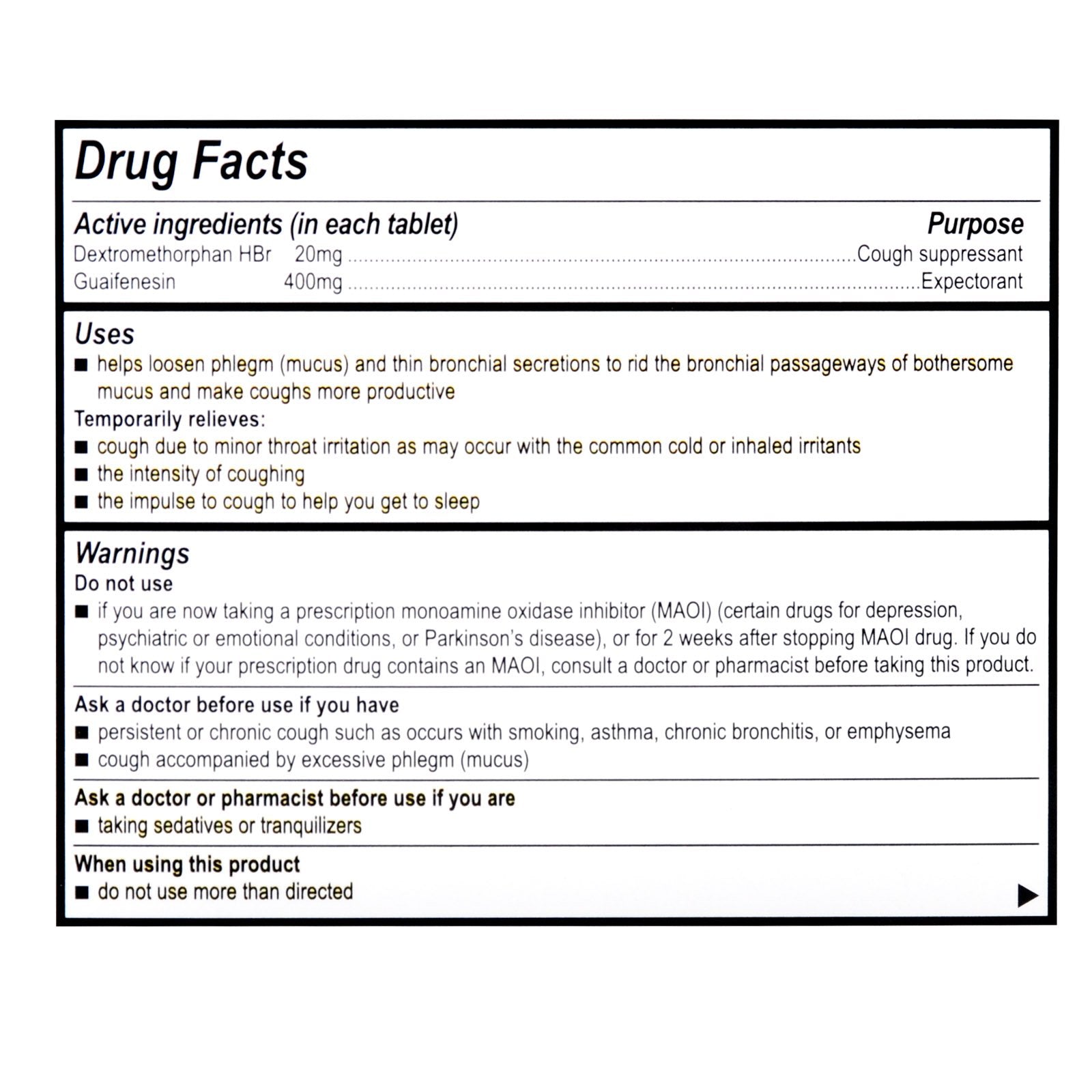 Cold and Cough Relief Tablet - image 3