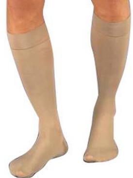 Compression Stocking Jobst® Relief Knee High Medium Black Closed Toe