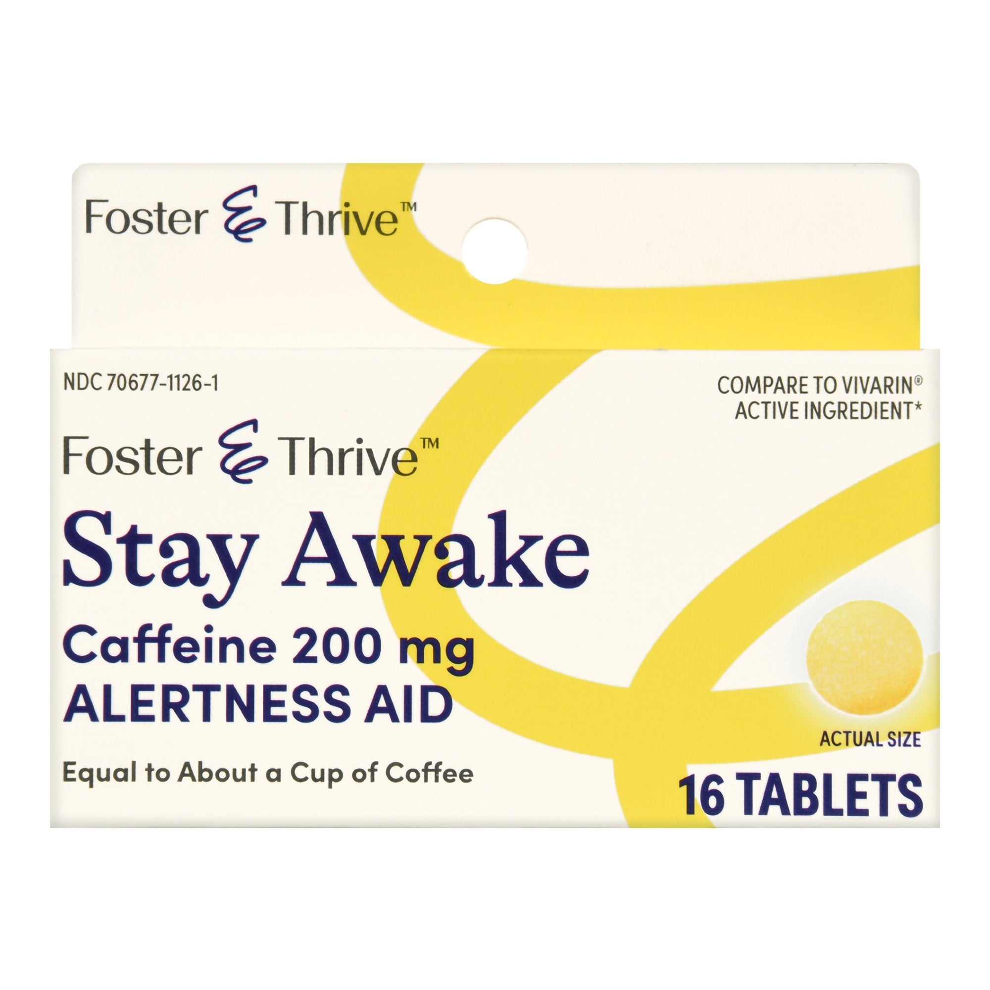Foster & Thrive™ Stay Awake Caffeine 200 mg Tablets